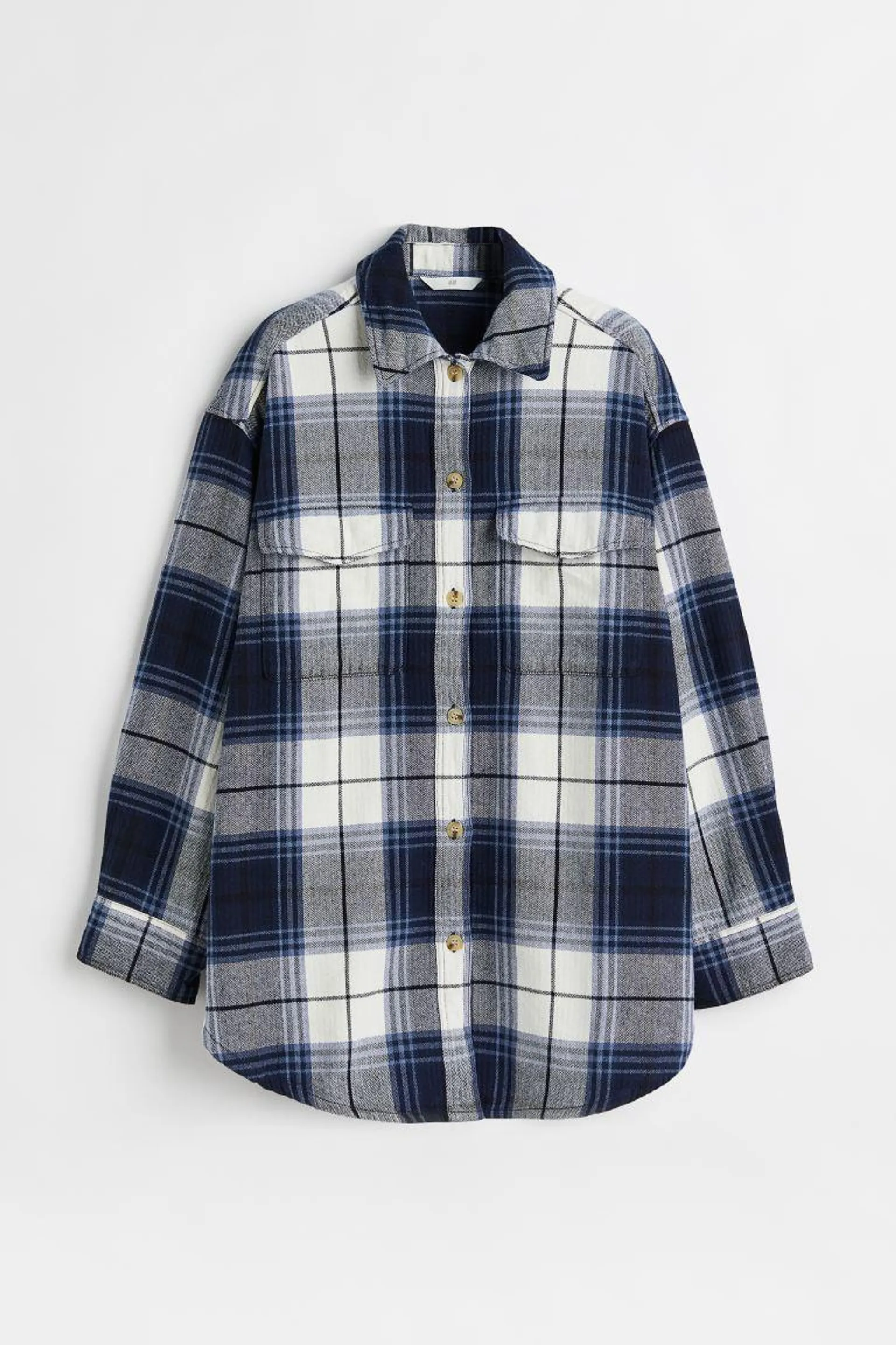 Oversized Twill Overshirt