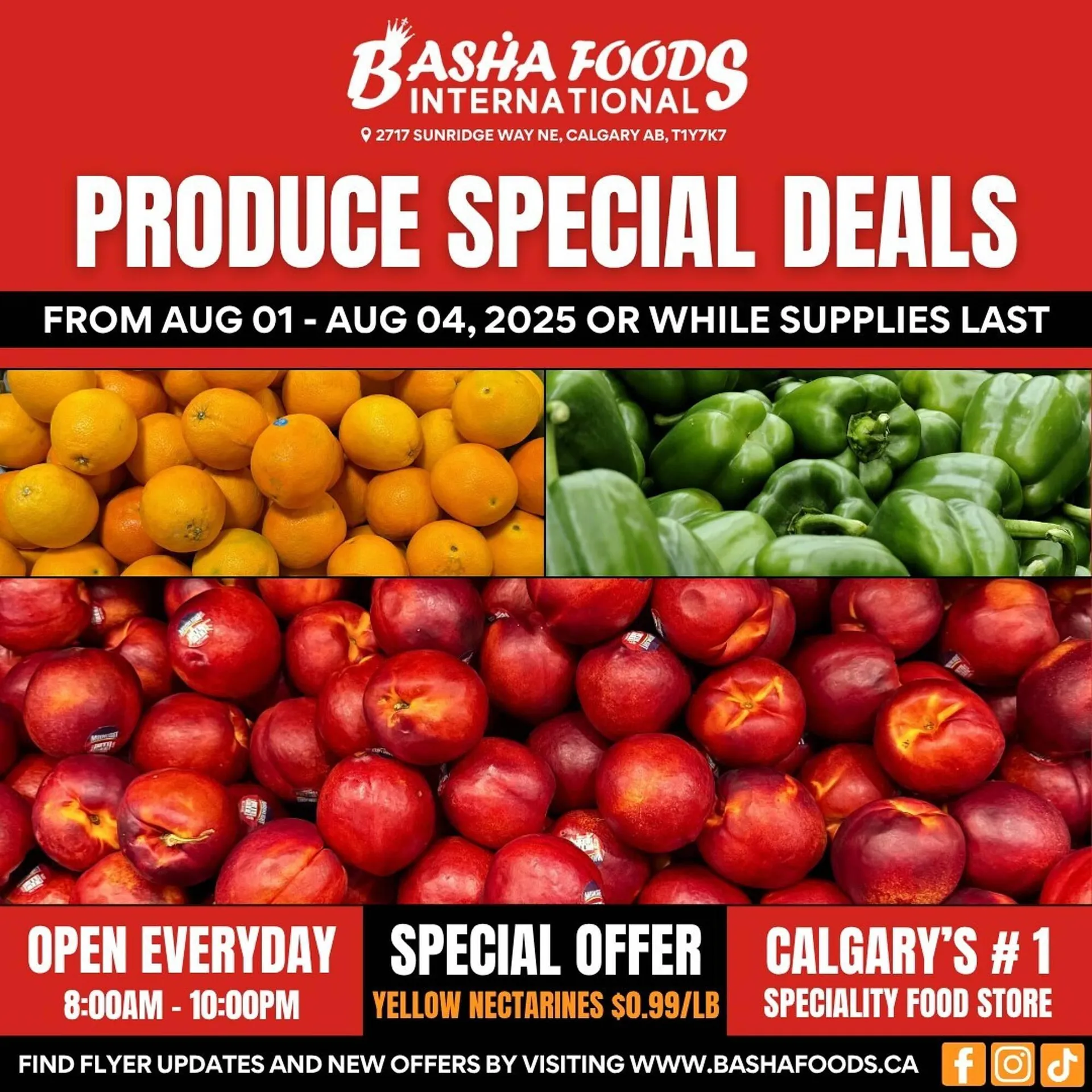 Basha Foods flyer from July 31 to August 6 2025 - flyer page 1