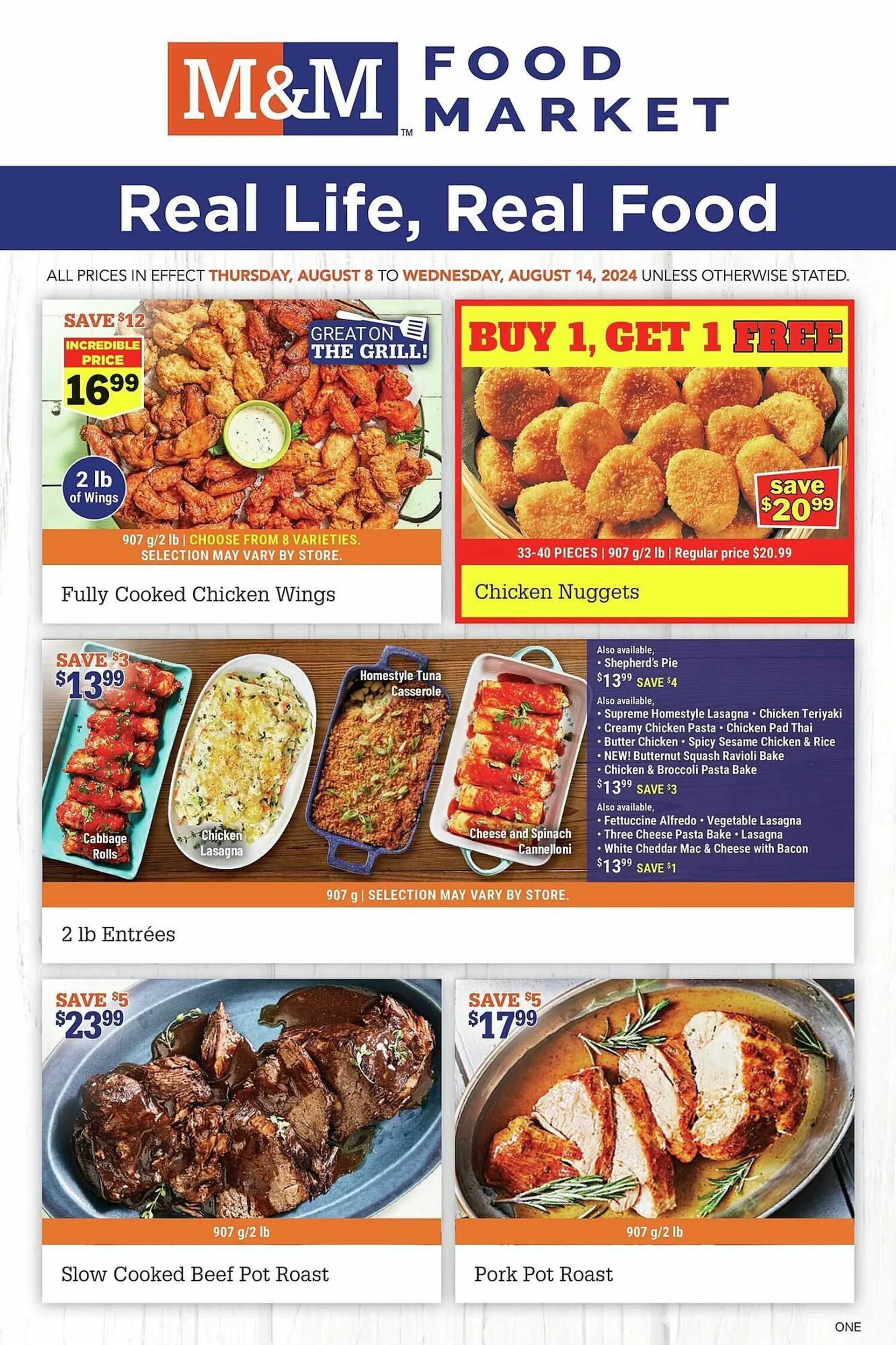 M & M Food Market flyer - 1