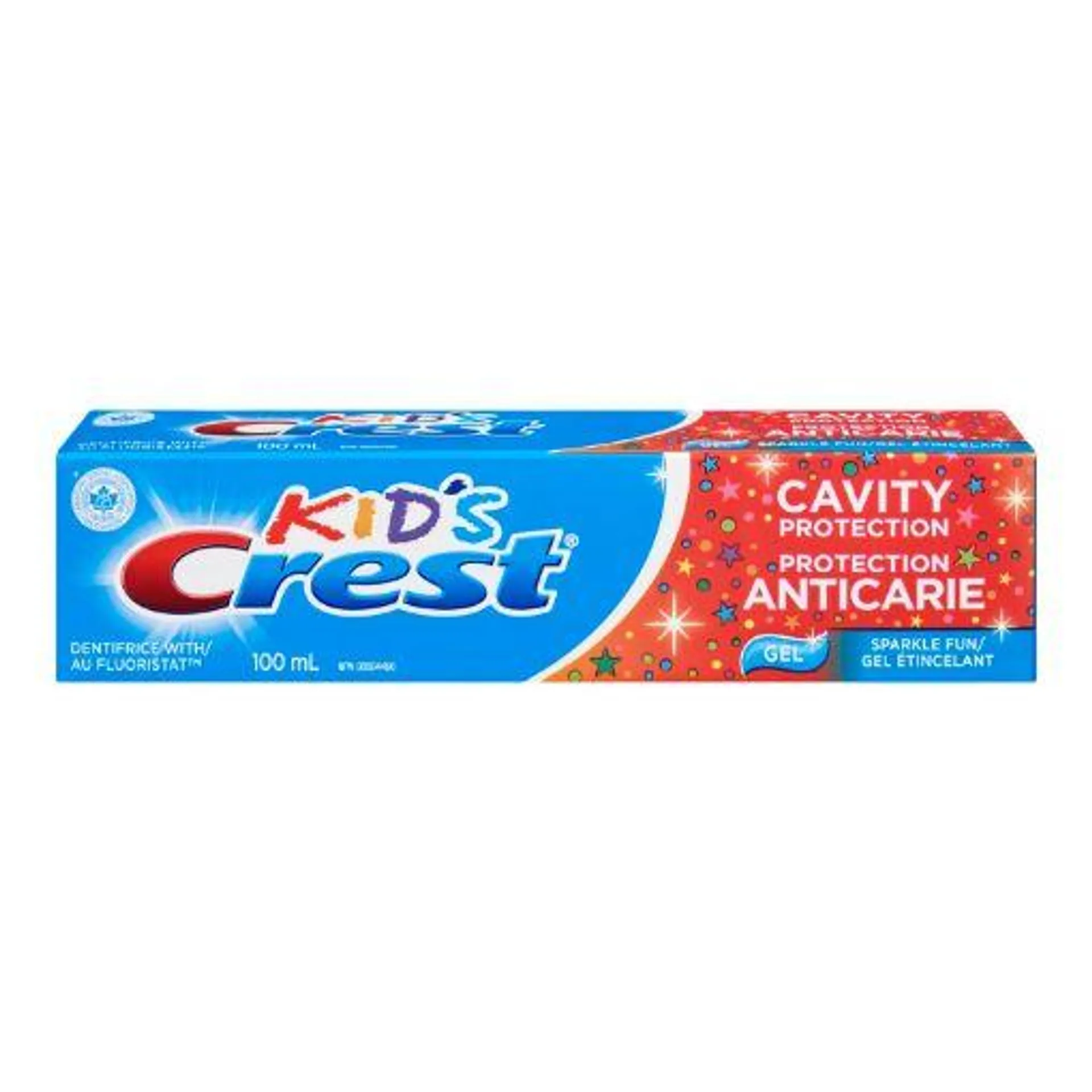 CREST KIDS CAVITY PROTECTION TOOTHPASTE - SPARKLE FUN GEL 100ML