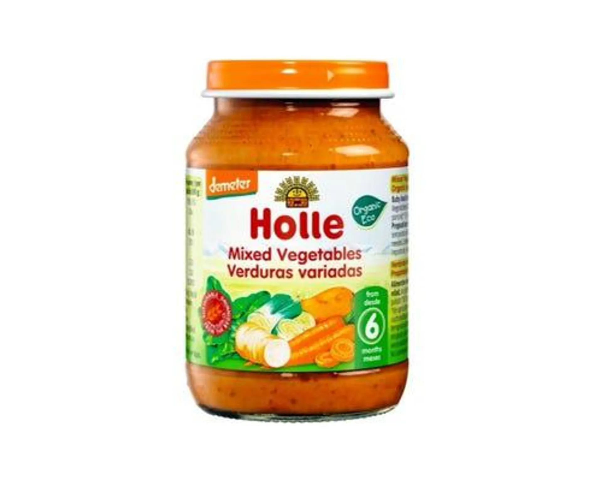 Holle Organic Baby Food Jar Mixed Vegetables 190g