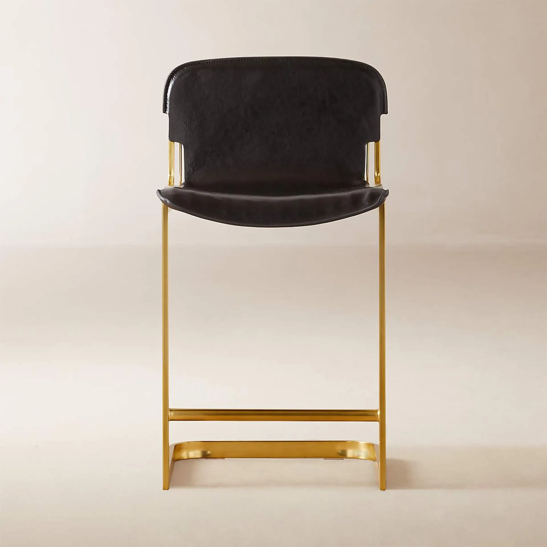 Rake Black Counter Stool by Kravitz Design