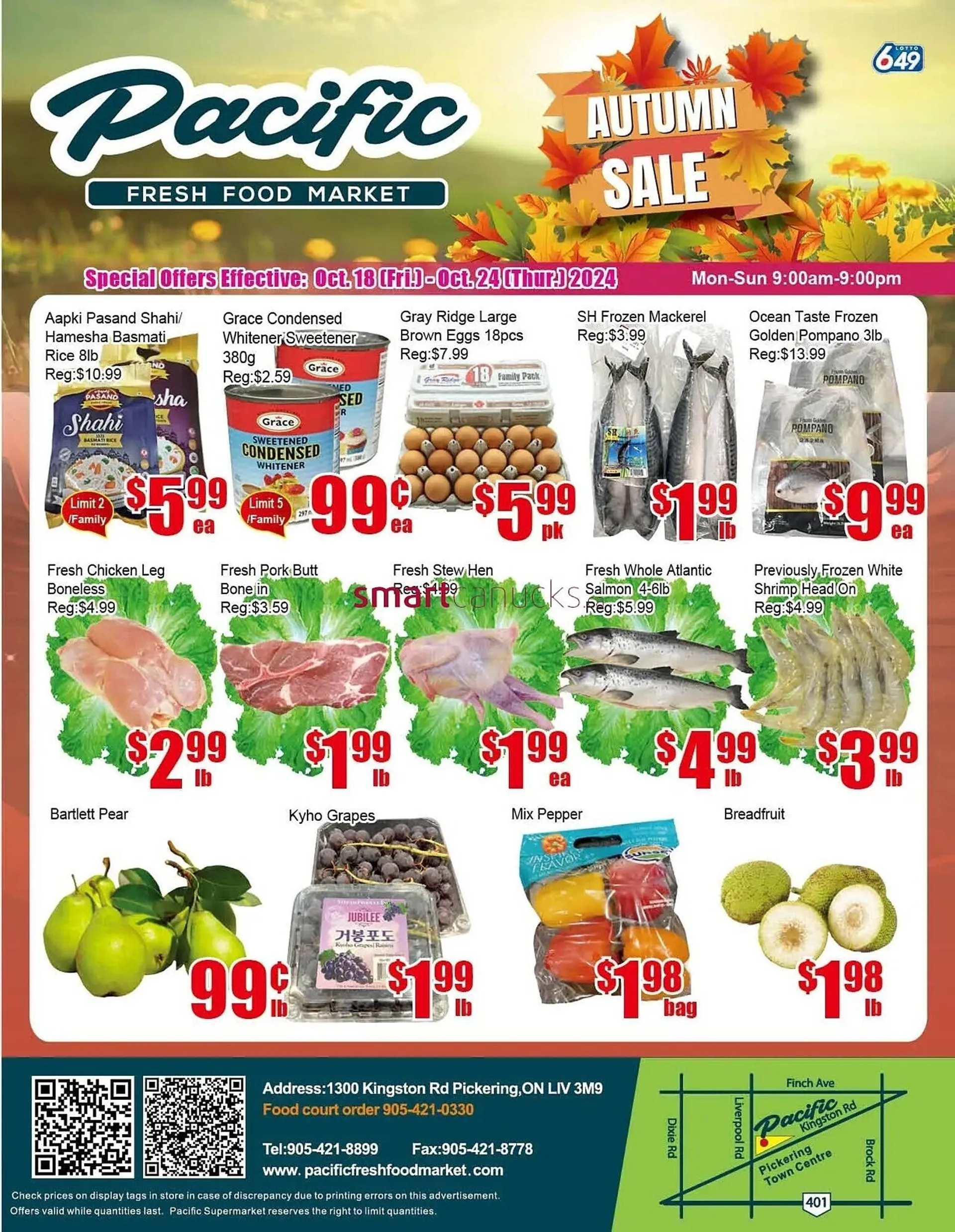 New Pacific Supermarket flyer - 1