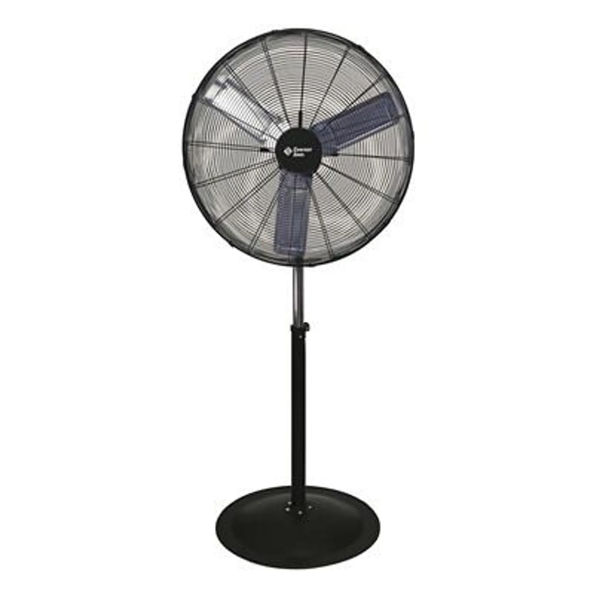 BE or Comfort Zone 30" High-Velocity 2-Speed Industrial Pedestal Fan with Aluminum Blades