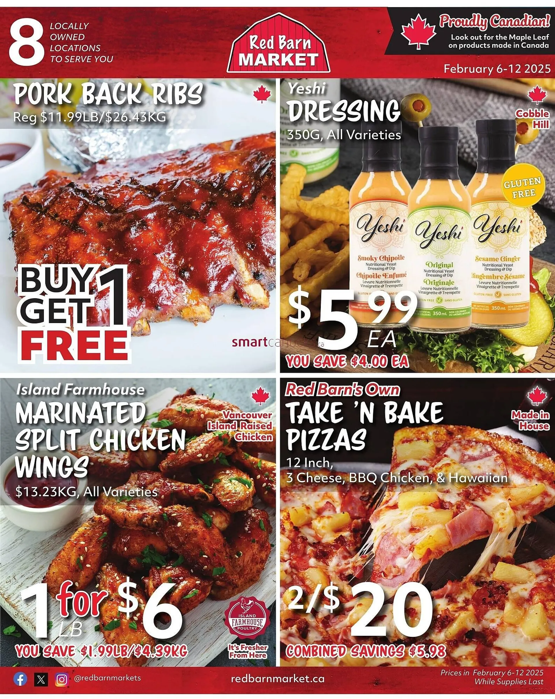 Red Barn Market flyer - 1