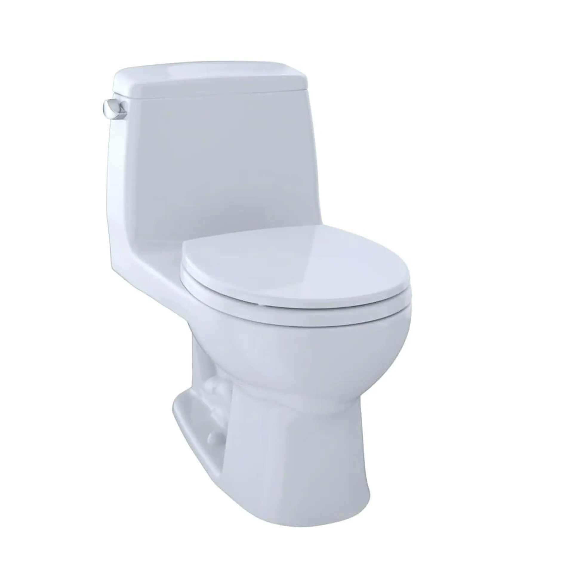 Eco UltraMax One-Piece Round Bowl 1.28 GPF Toilet in Cotton White