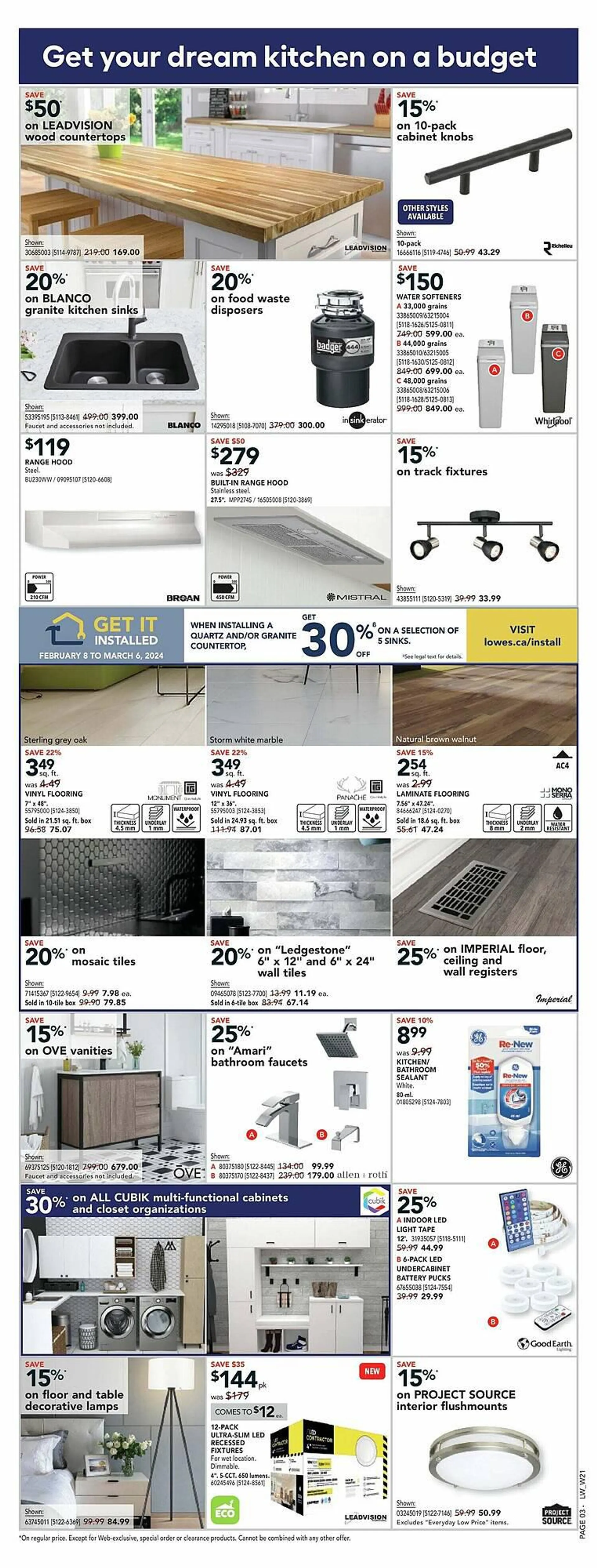 Lowe's flyer from February 22 to February 29 2024 - flyer page 4