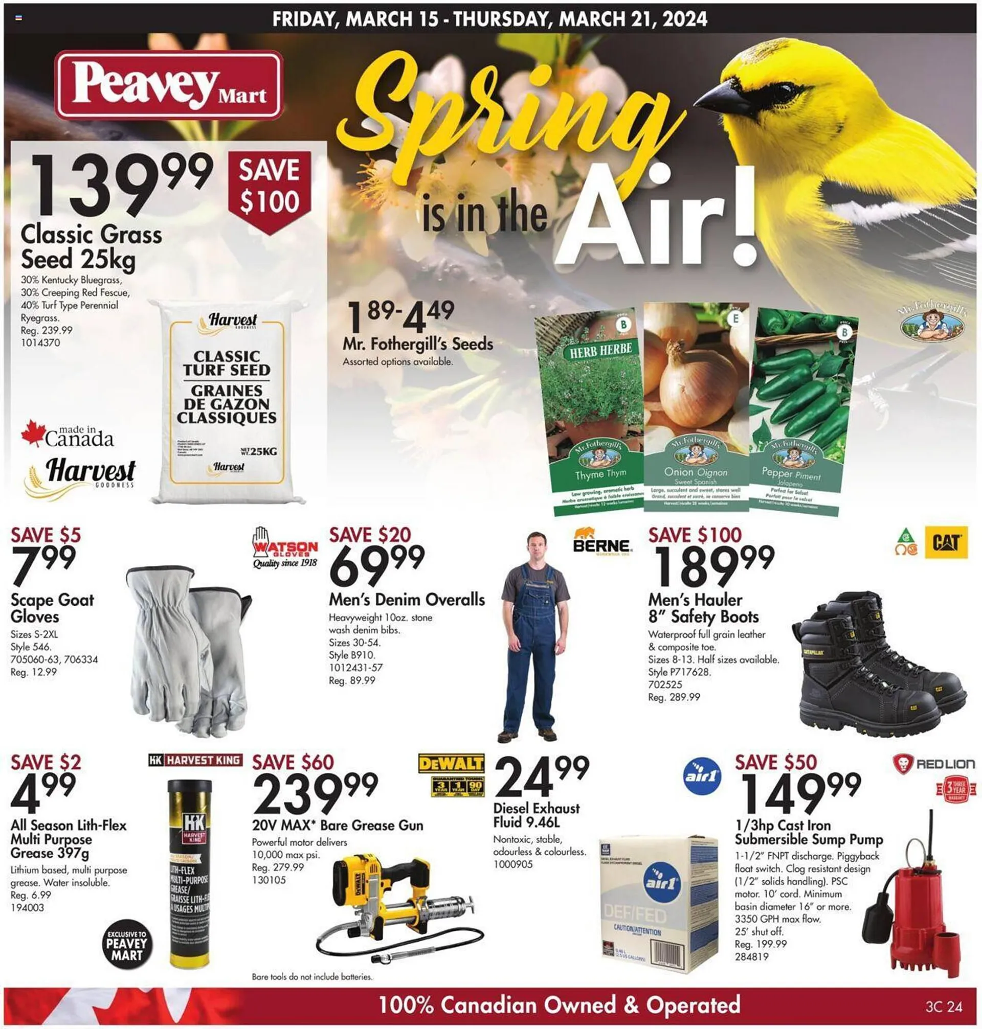 Peavey Mart flyer from March 15 to March 21 2024 - flyer page 