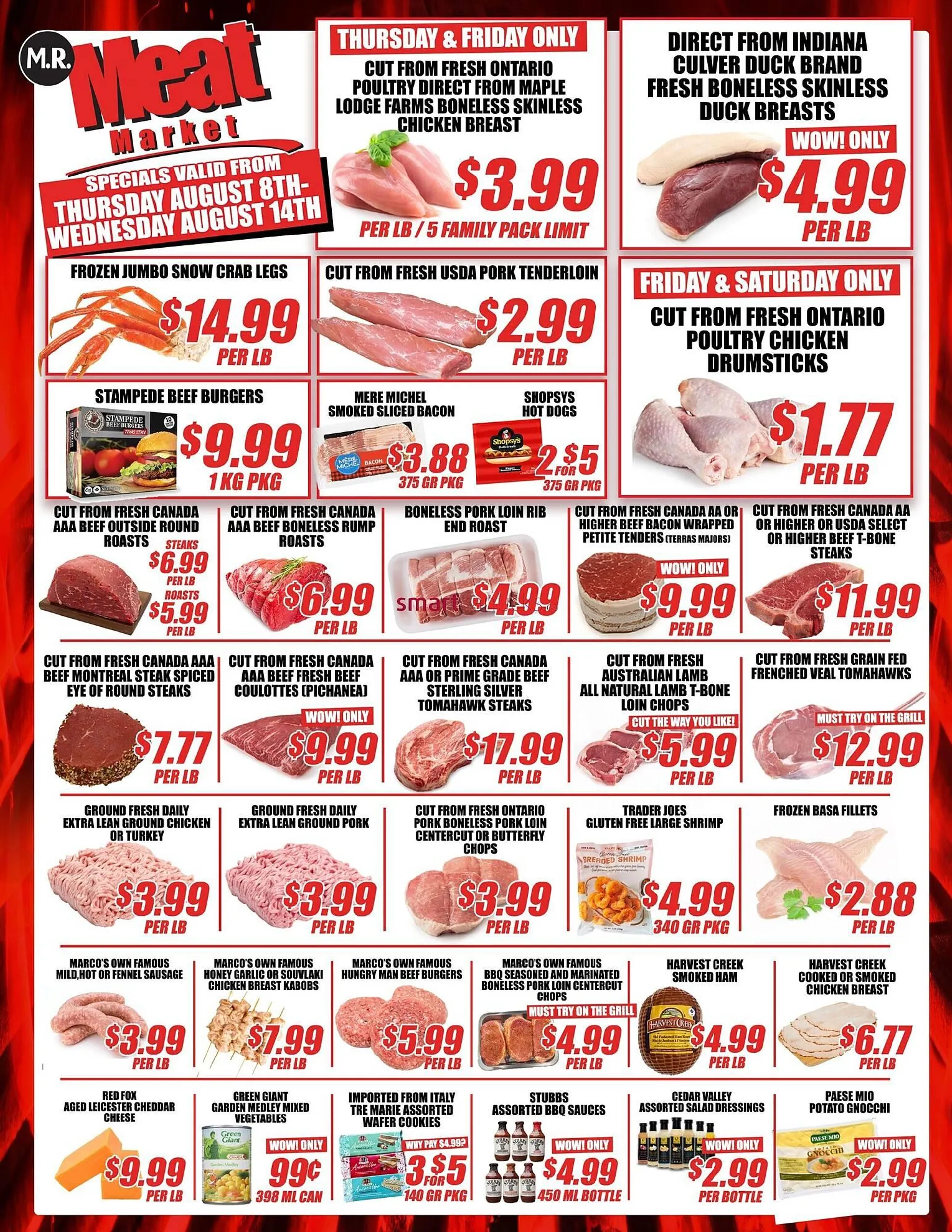 Mr. Meat Market flyer - 1