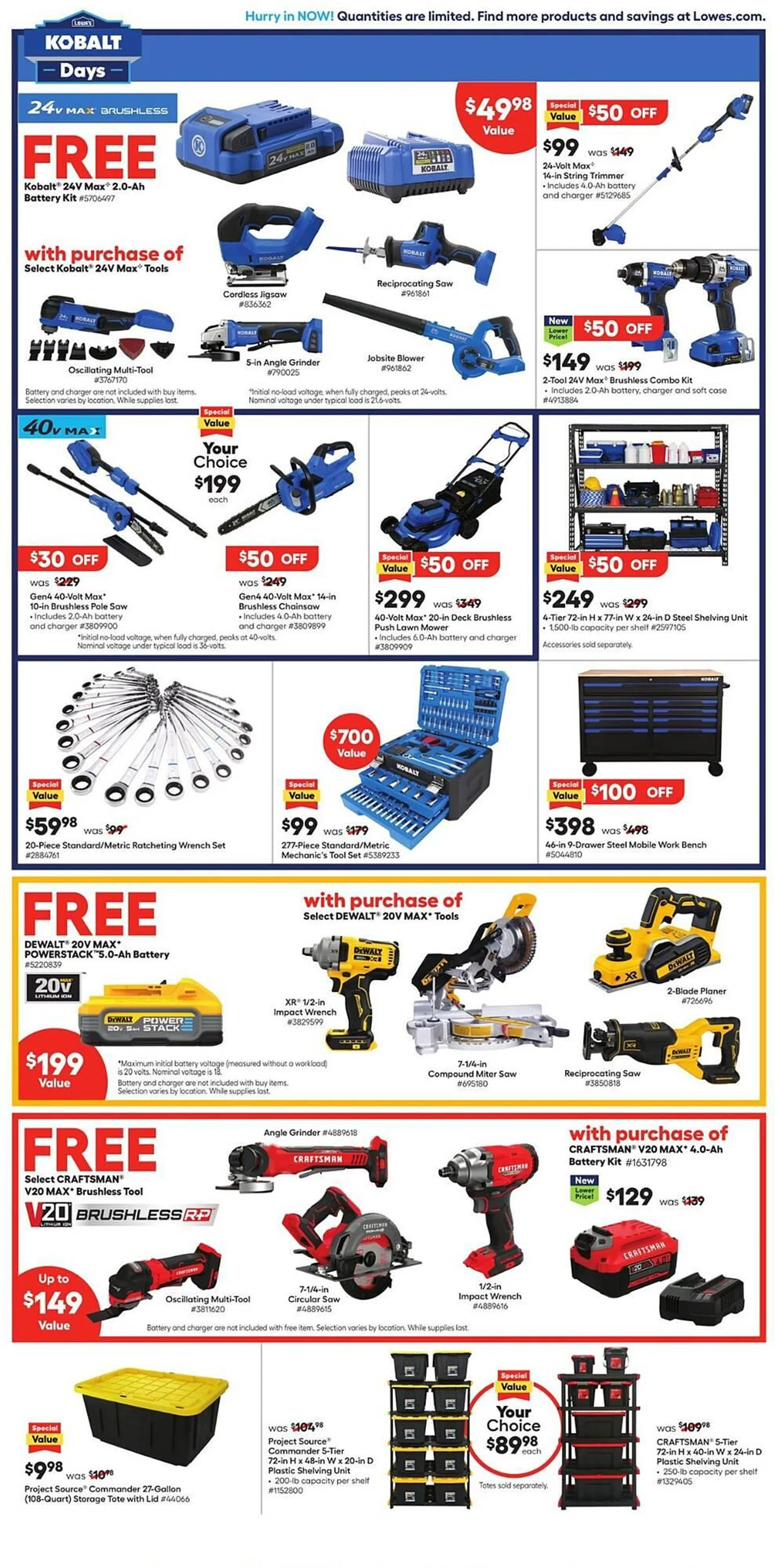 Lowes flyer - 3