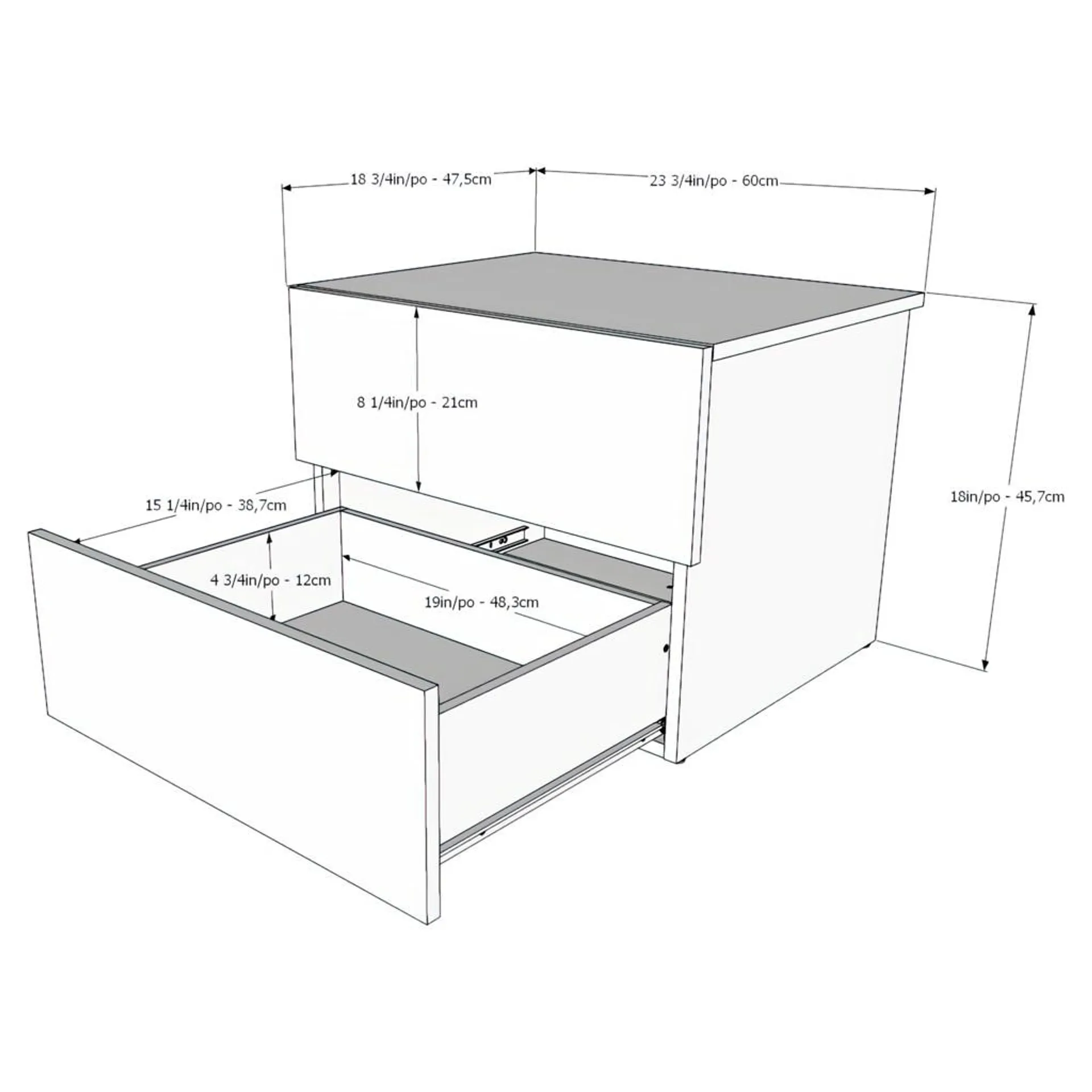 Mobilier de chambre à coucher Grand lit