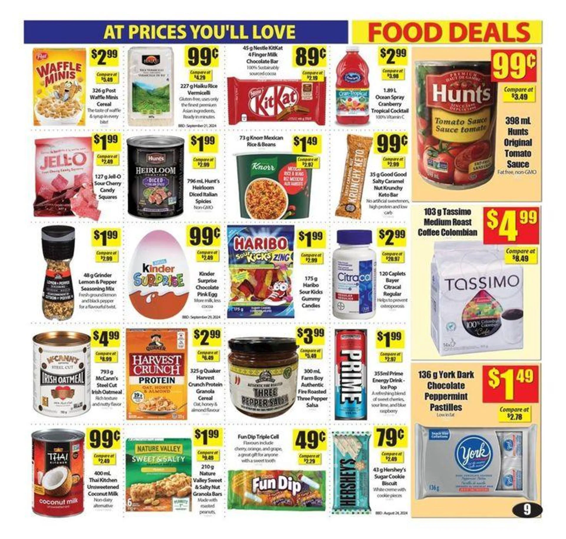 Current deals and offers from September 2 to October 31 2024 - flyer page 9