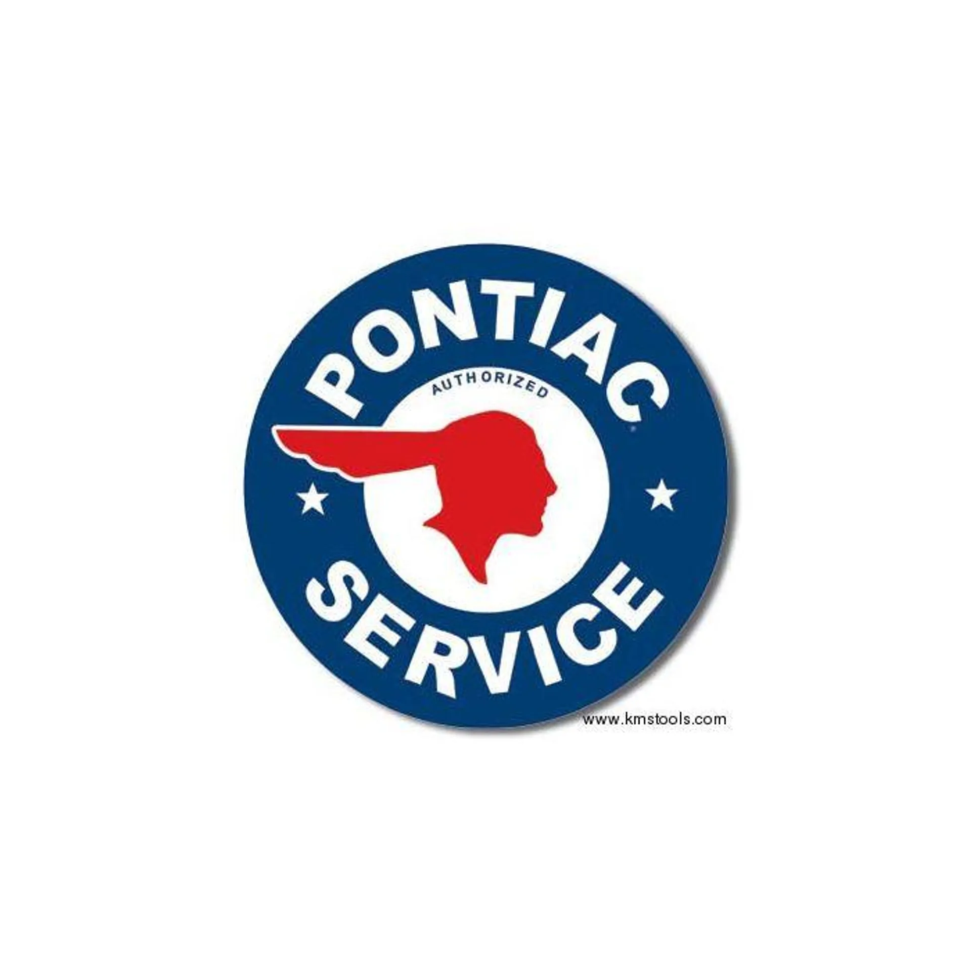 Pontiac Service Tin Sign