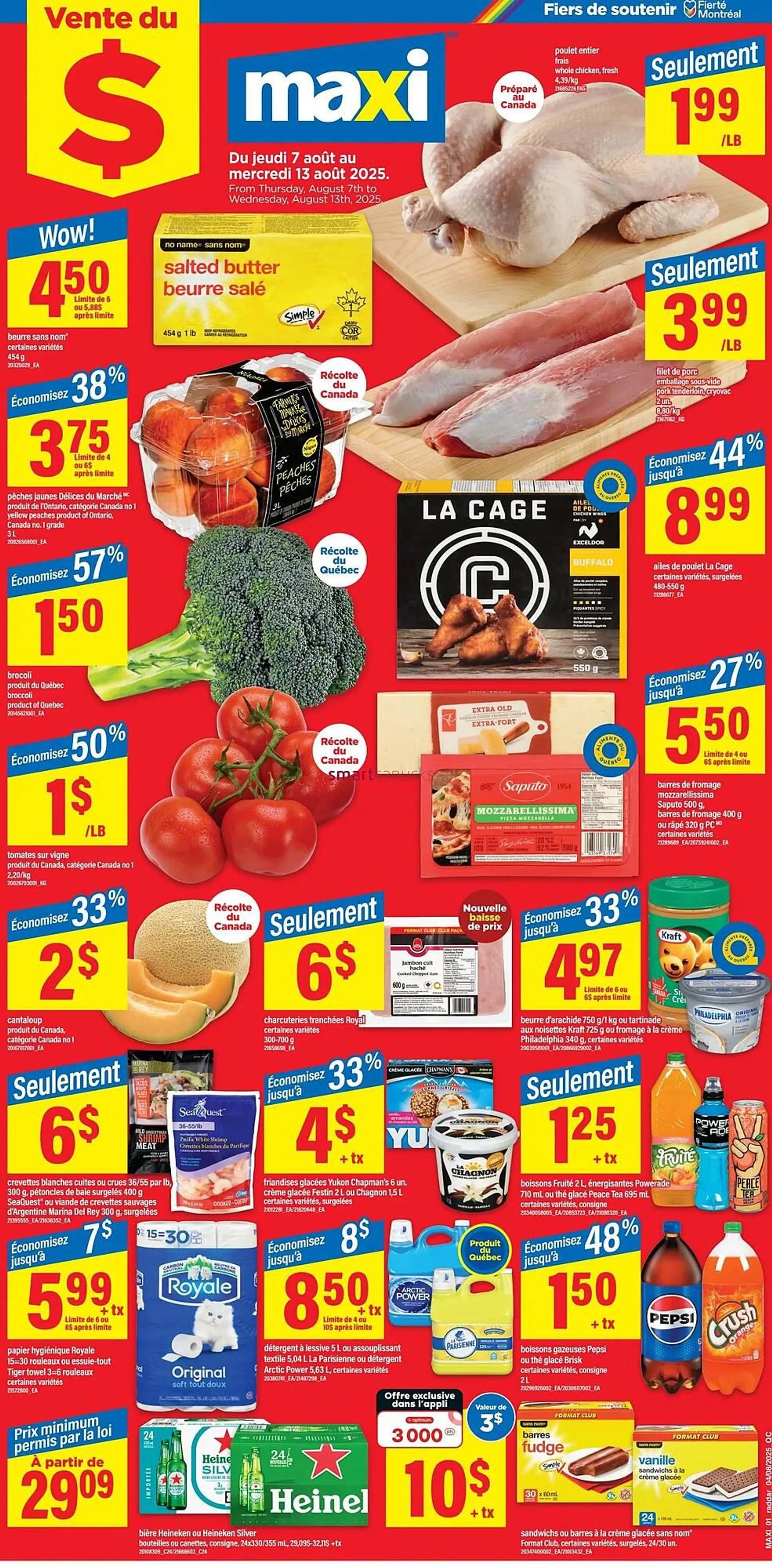 Maxi flyer from August 7 to August 13 2025 - flyer page 1