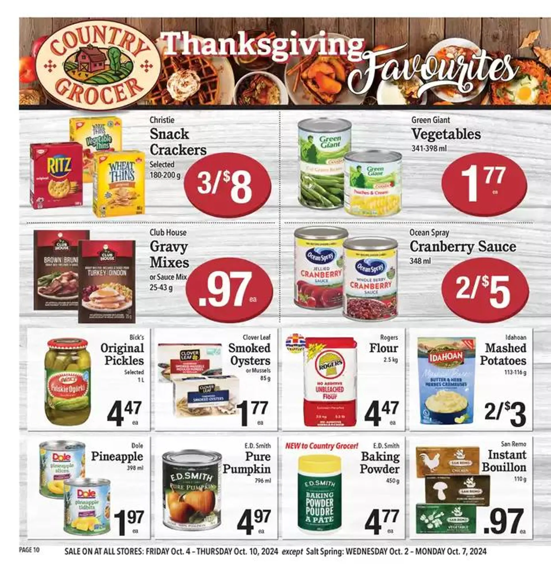 Our best bargains from October 2 to October 16 2024 - flyer page 10