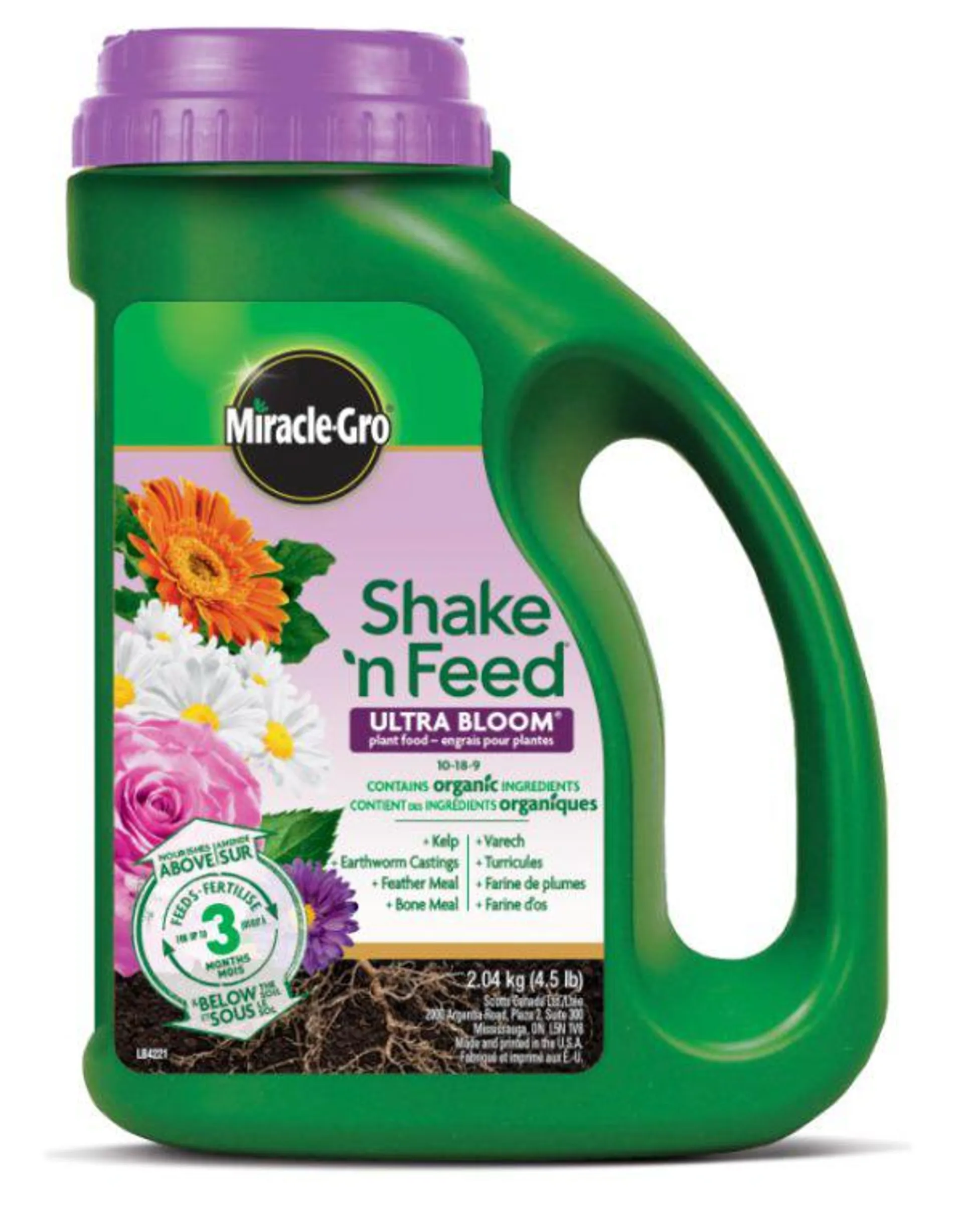 Miracle-Gro® Shake ’n Feed® Ultra Bloom® Plant Food 10-18-9 2.04 kg