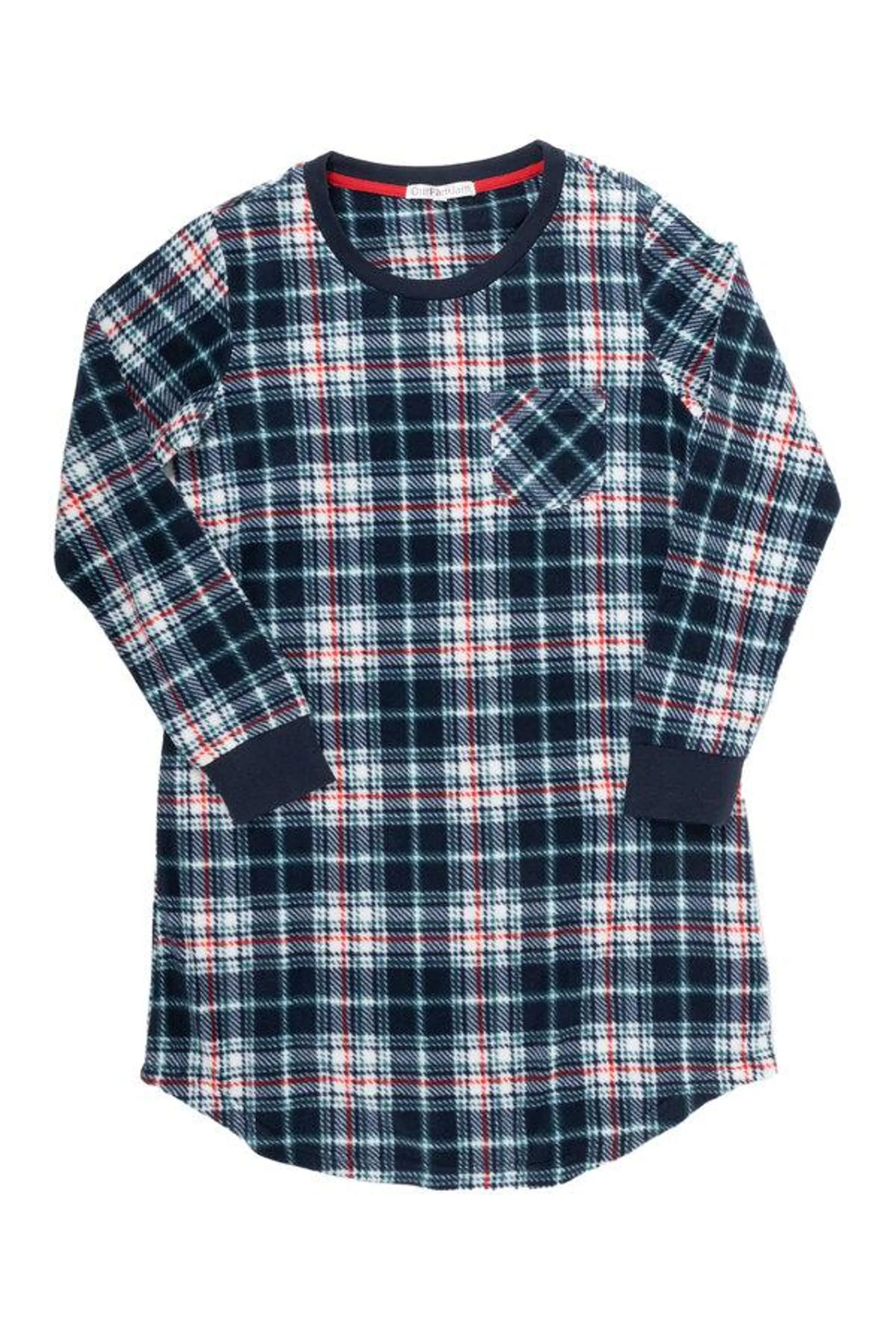 Matching family flannel sleepshirt - Santa's Favorite