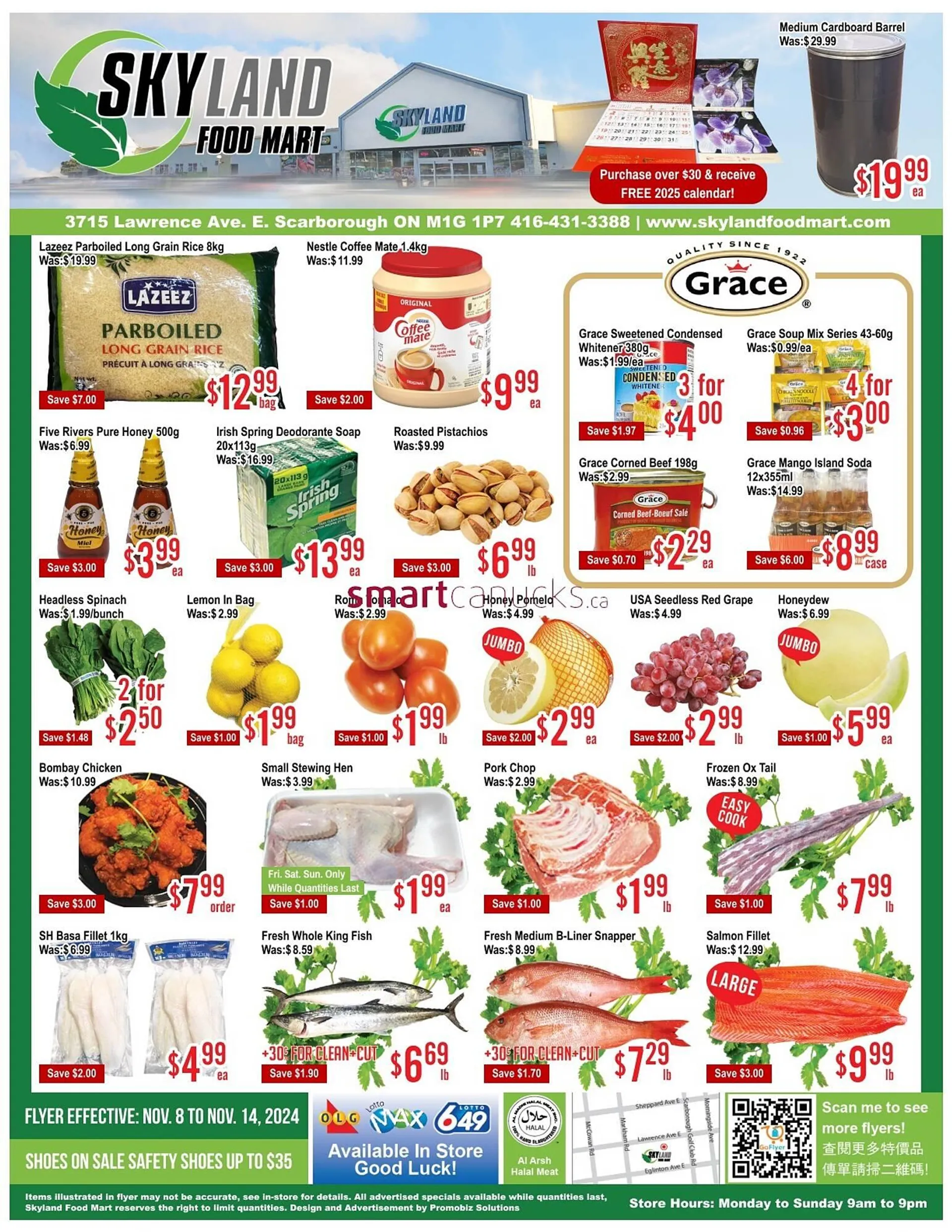 Skyland Foodmart flyer - 1