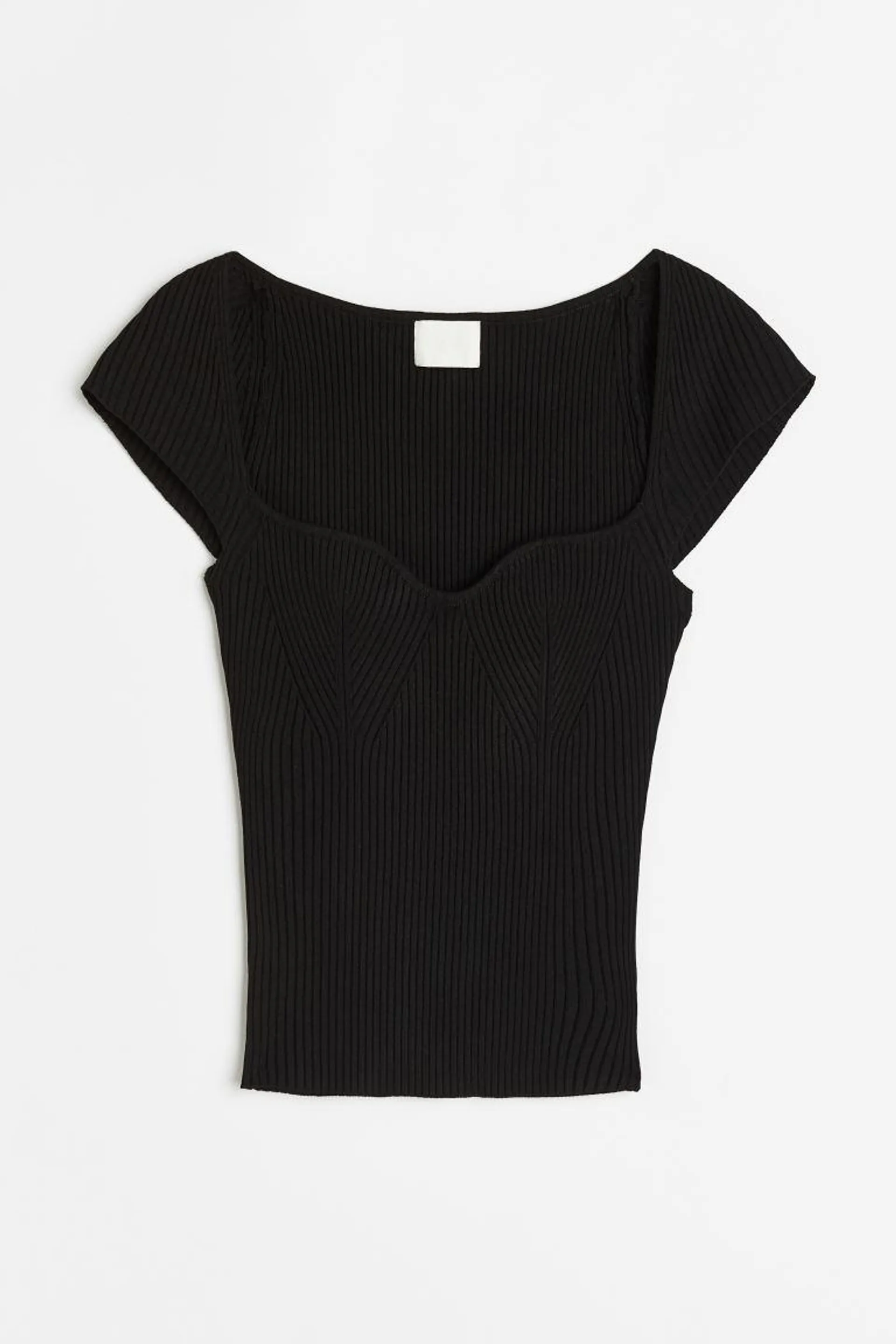 Rib-knit Top