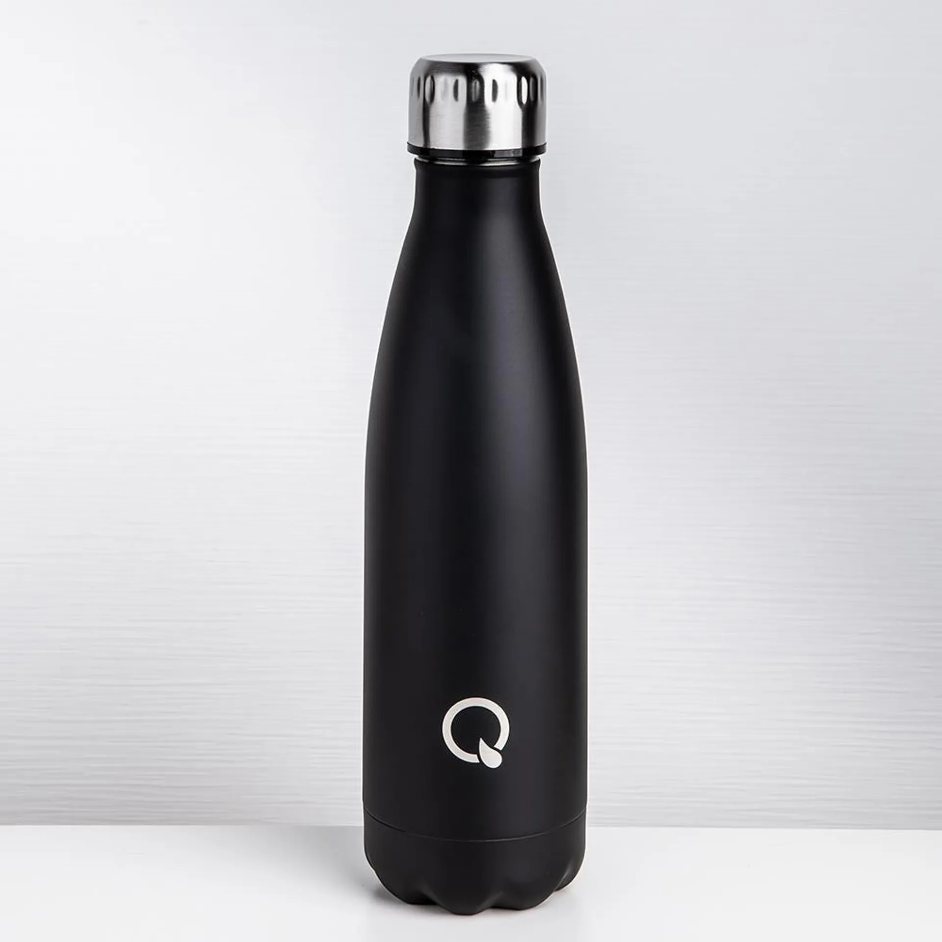 KSP Quench 'Lustre' 500ml Double-Wall Water Bottle (Black)