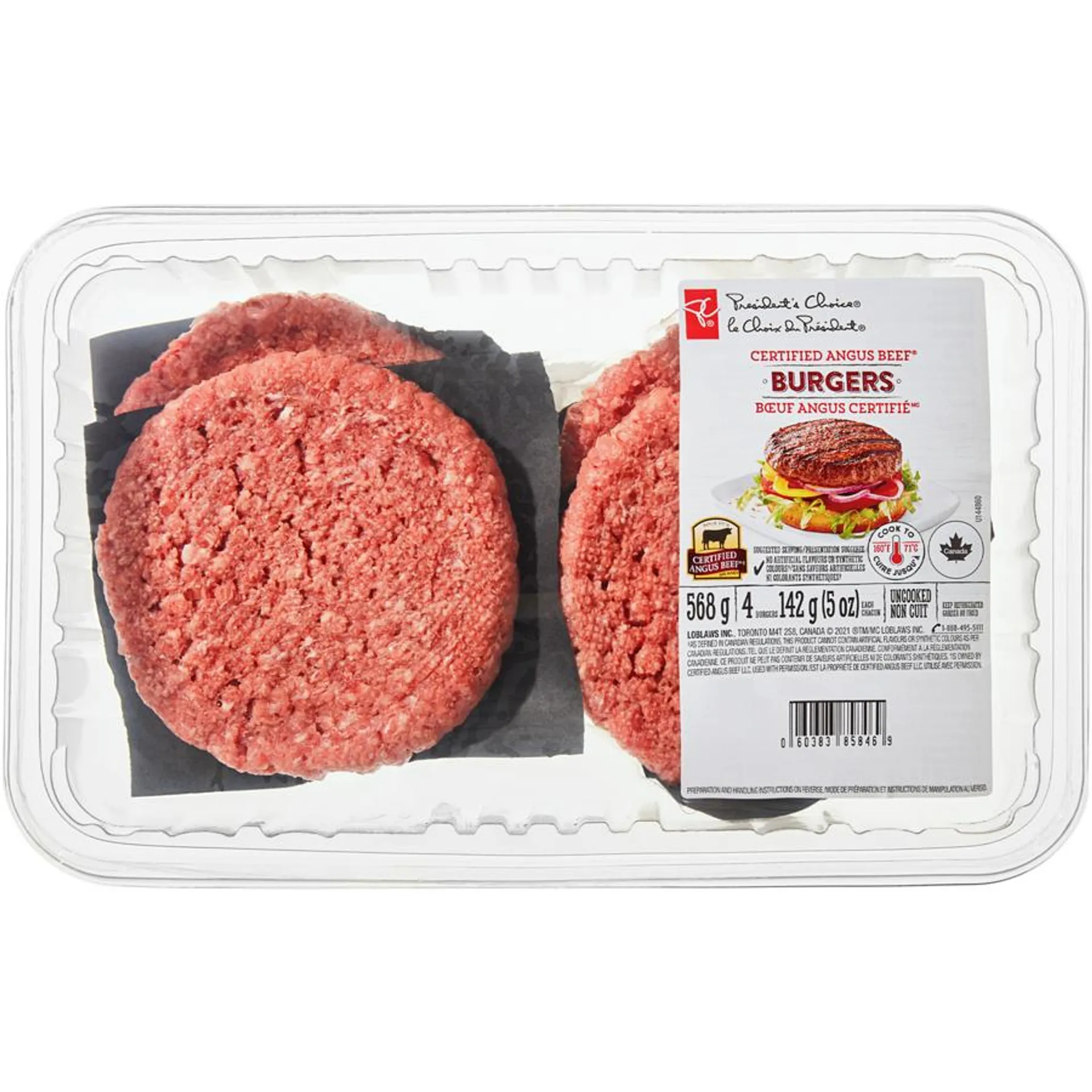 Certified Angus Beef Burgers