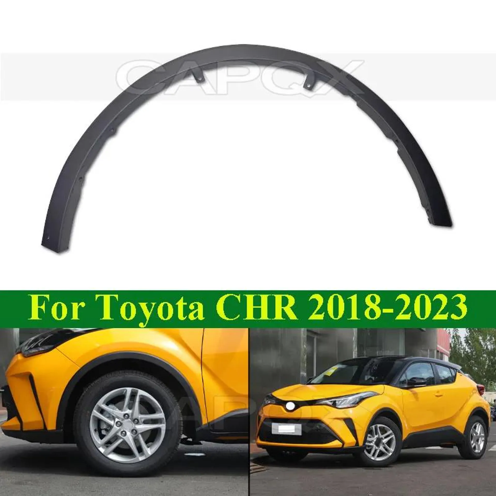 CAPQX Front Rear Wheel Arch Trim Fender For Toyota C-HR CHR 2018-2023 Wheel Fender Wheel Arch Tire Trim Strip