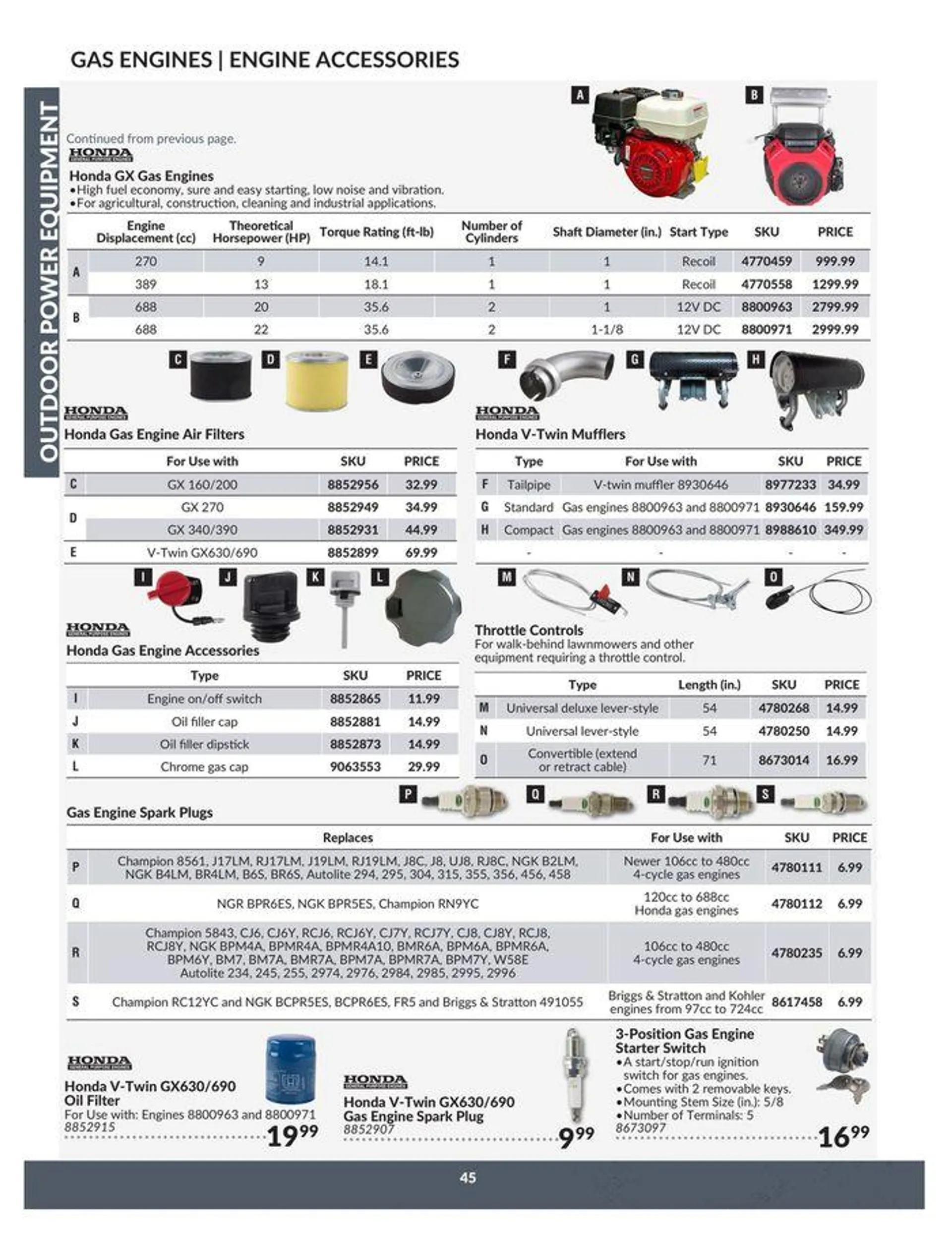 OUTDOOR POWER EQUIPMENT from April 23 to April 22 2025 - flyer page 45