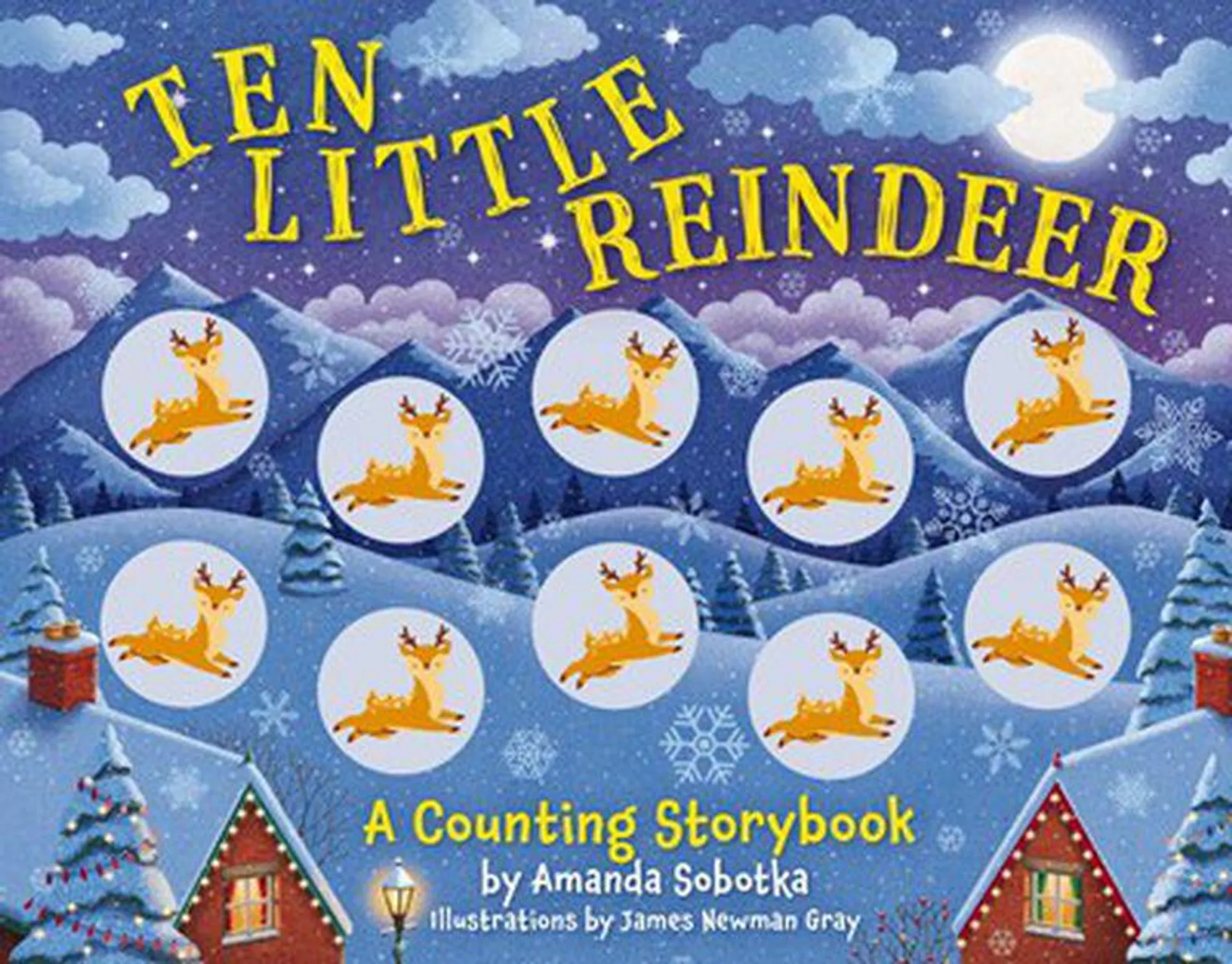 Ten Little Reindeer - English Edition