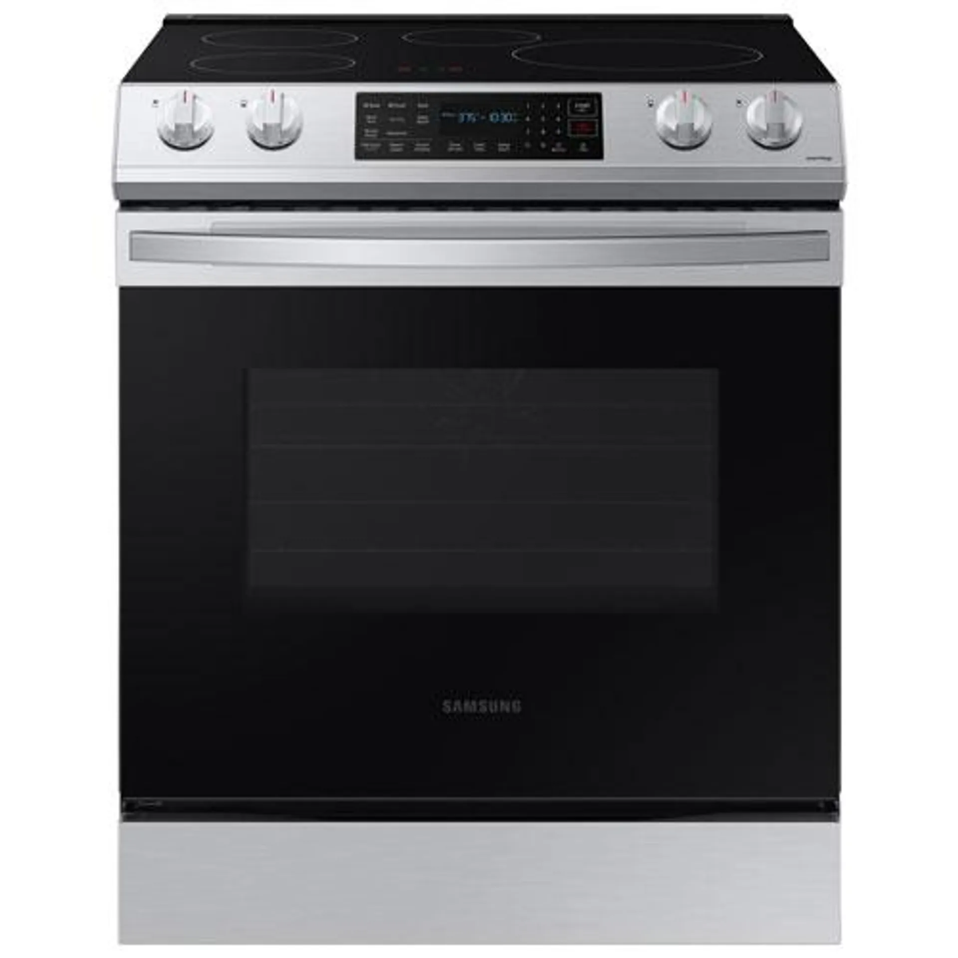 Samsung 30" 6.3 Cu Ft Fan Convection Slide-In Induction Air Fry Range (NE63B8411SS/AC) - Stainless Steel