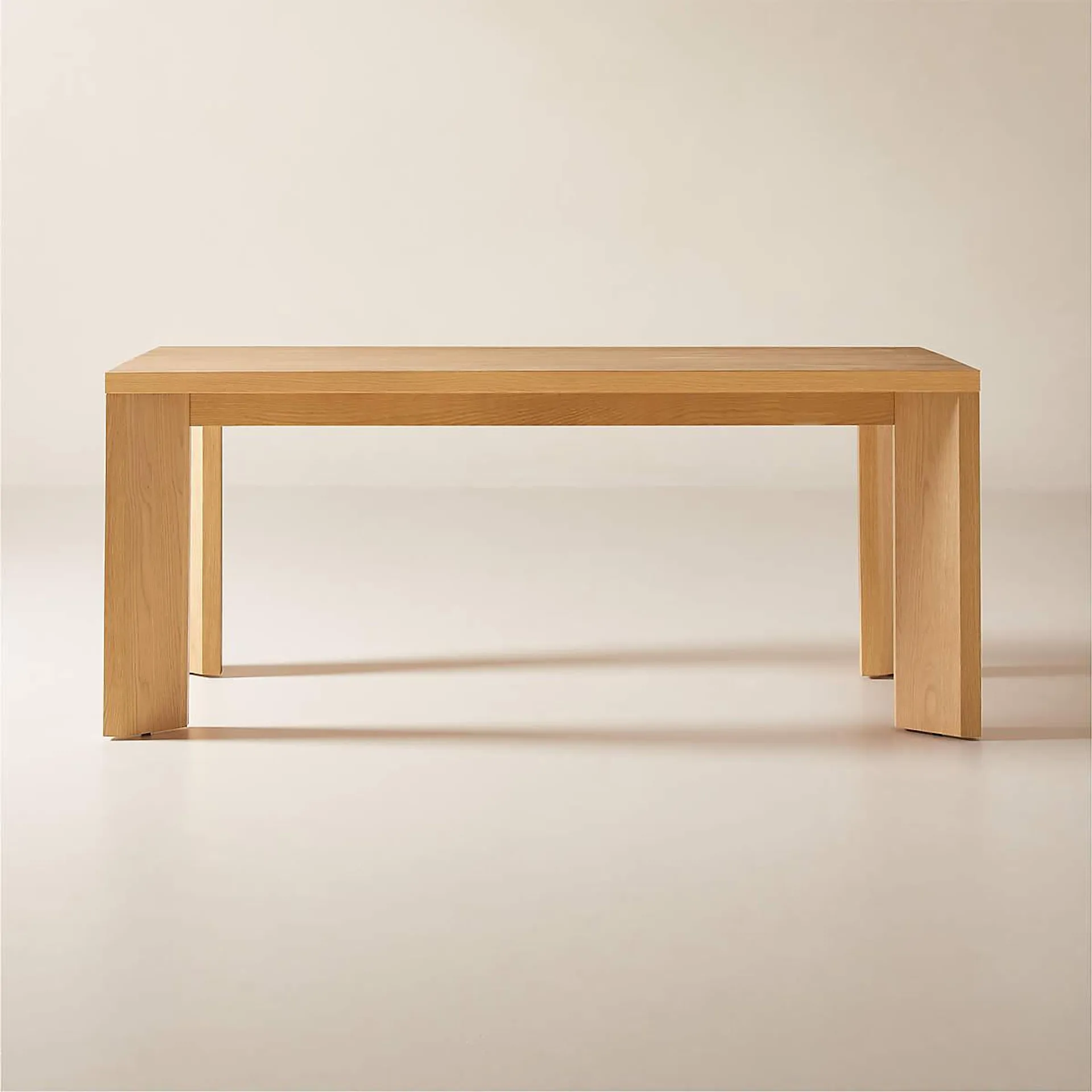 Sydney Rectangular White Oak Dining Table 72''