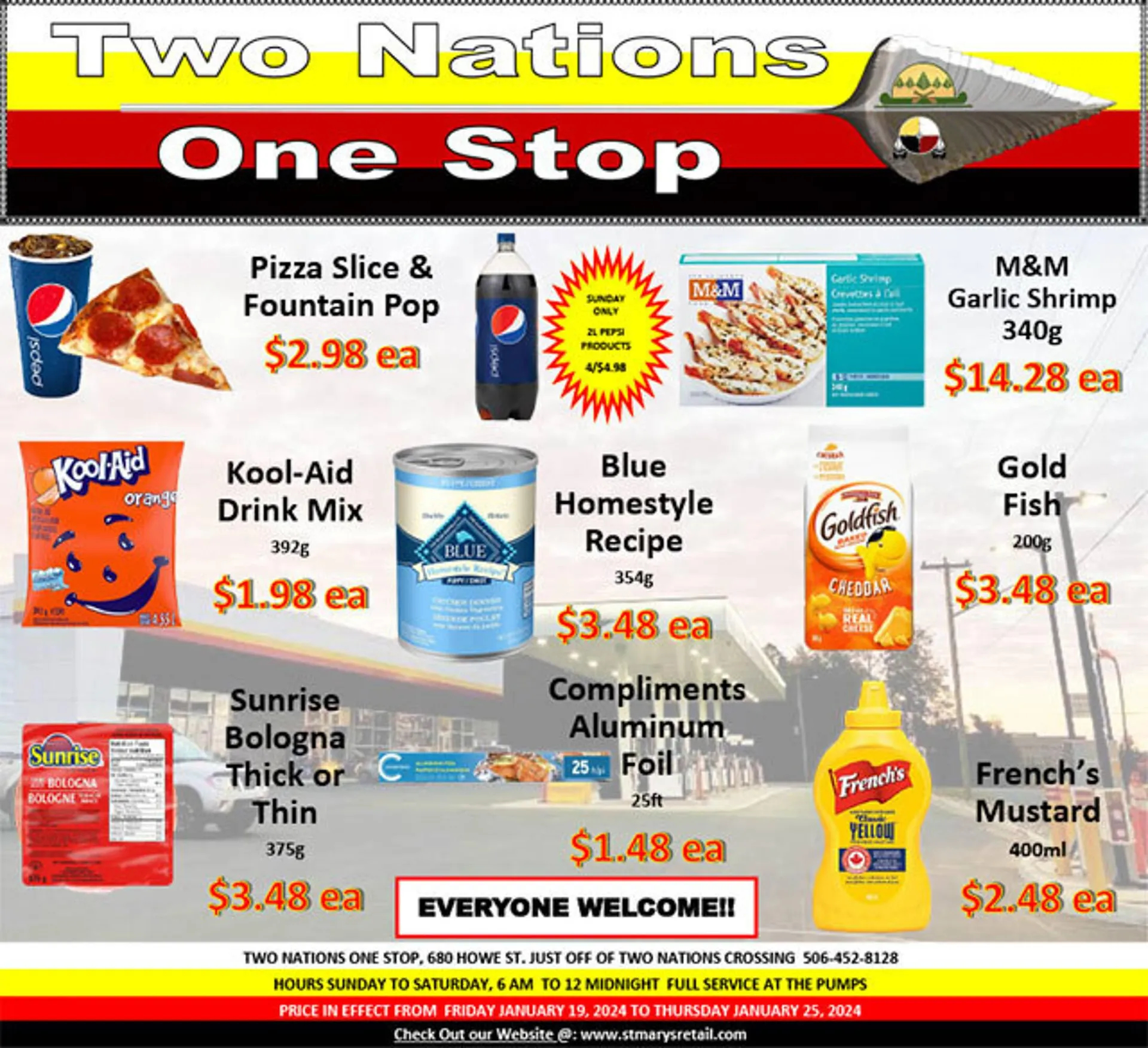 Two Nations One Stop flyer from January 18 to January 28 2024 - flyer page 