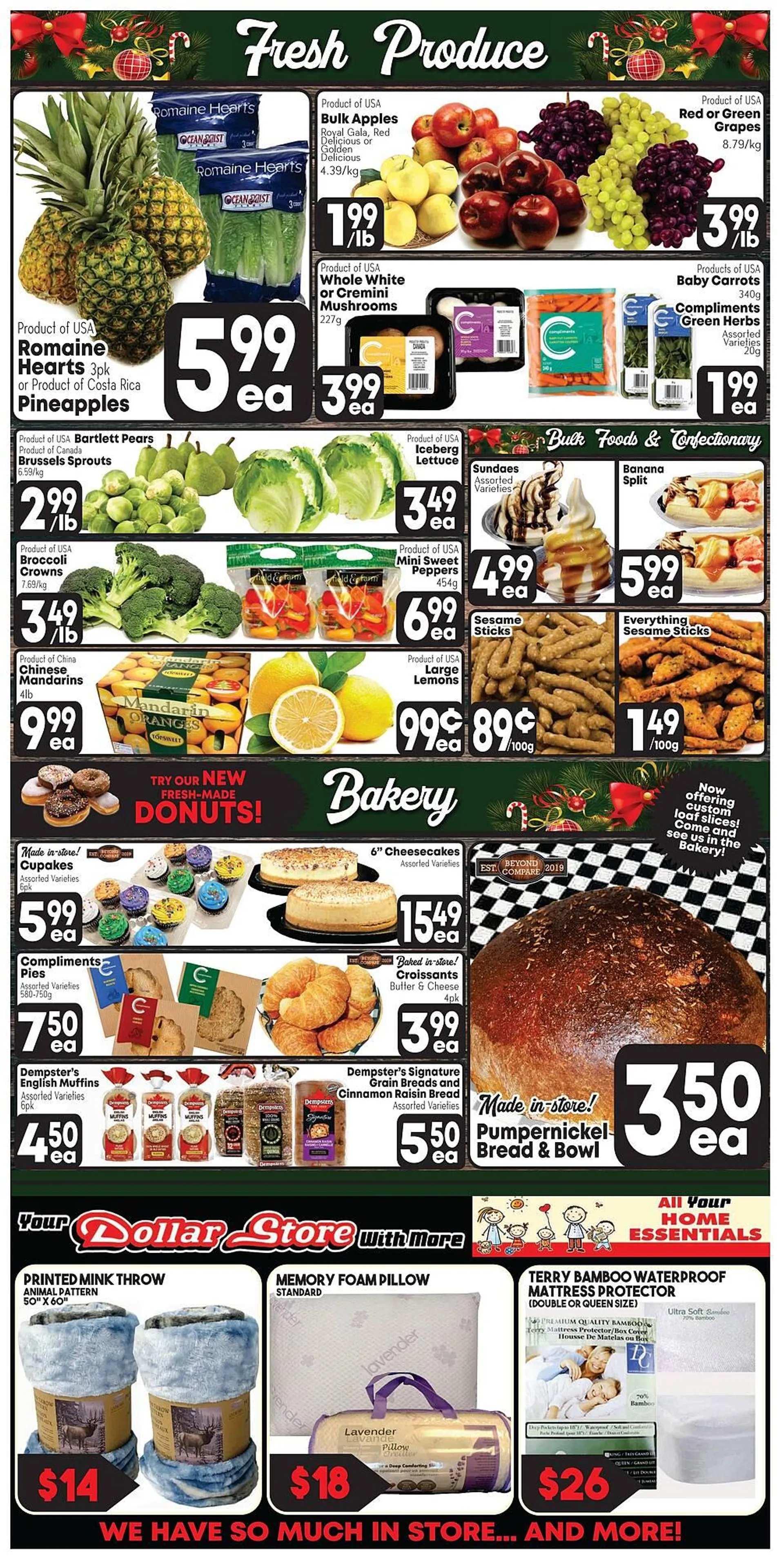 Fresh Market Foods flyer from December 20 to December 26 2024 - flyer page 3