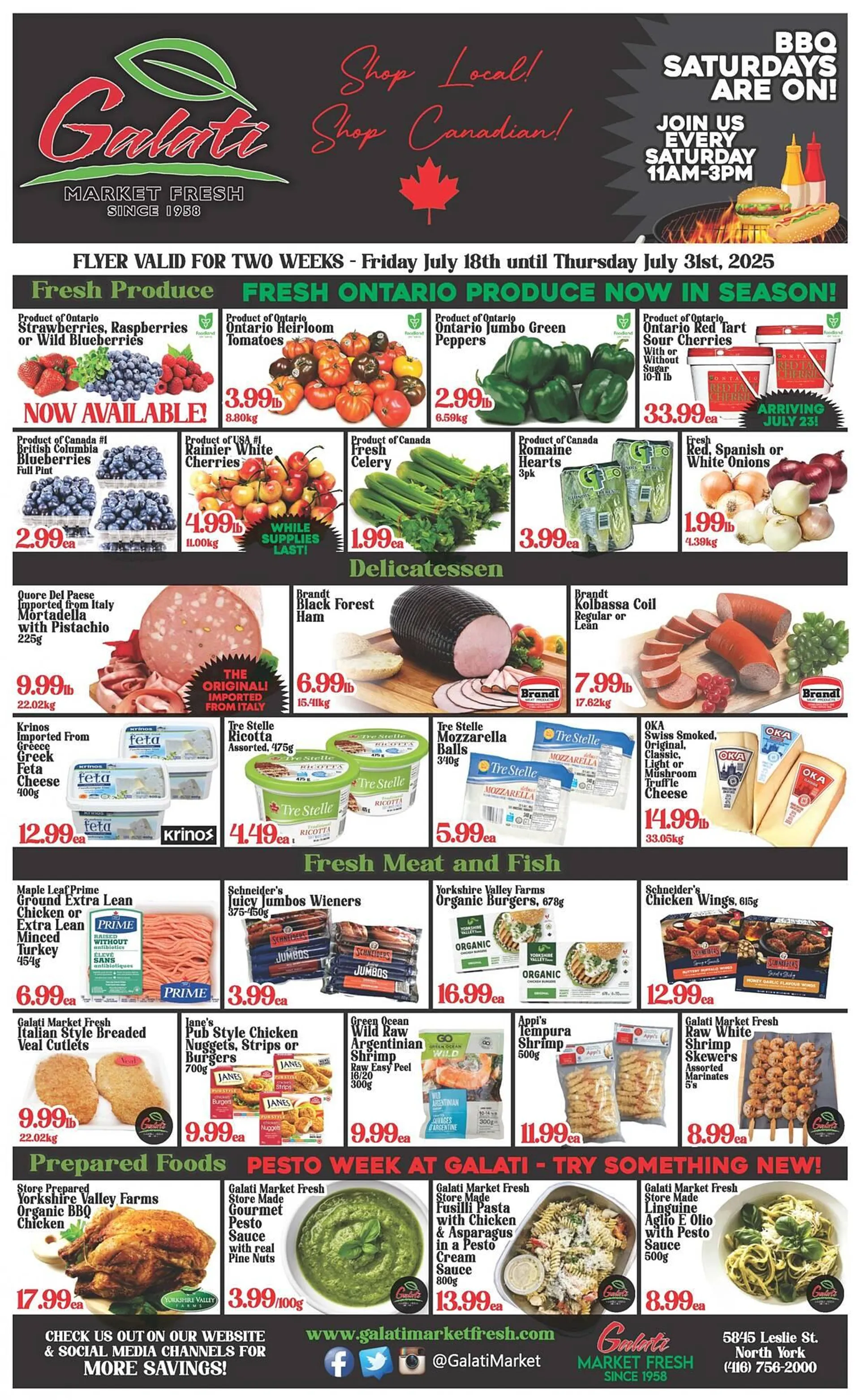 Galati Market Fresh flyer from July 18 to July 24 2025 - flyer page 1