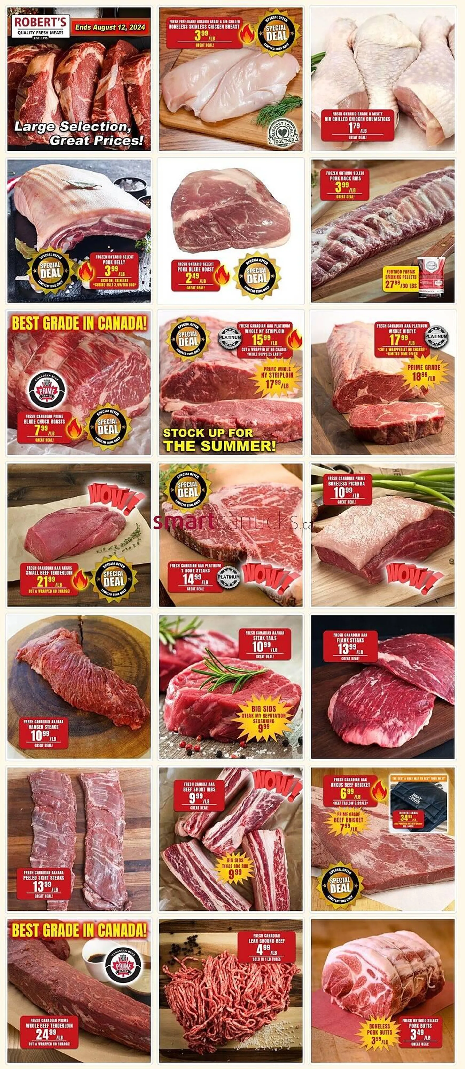 Roberts Fresh and Boxed Meats flyer - 1