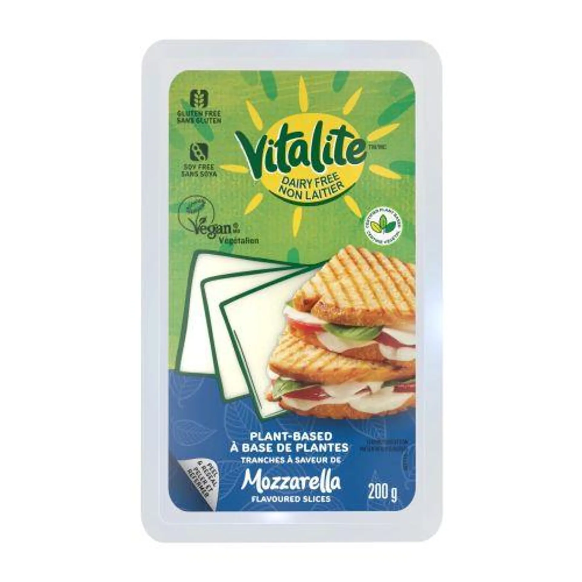 Vitalite Mozzarella Slices 200g