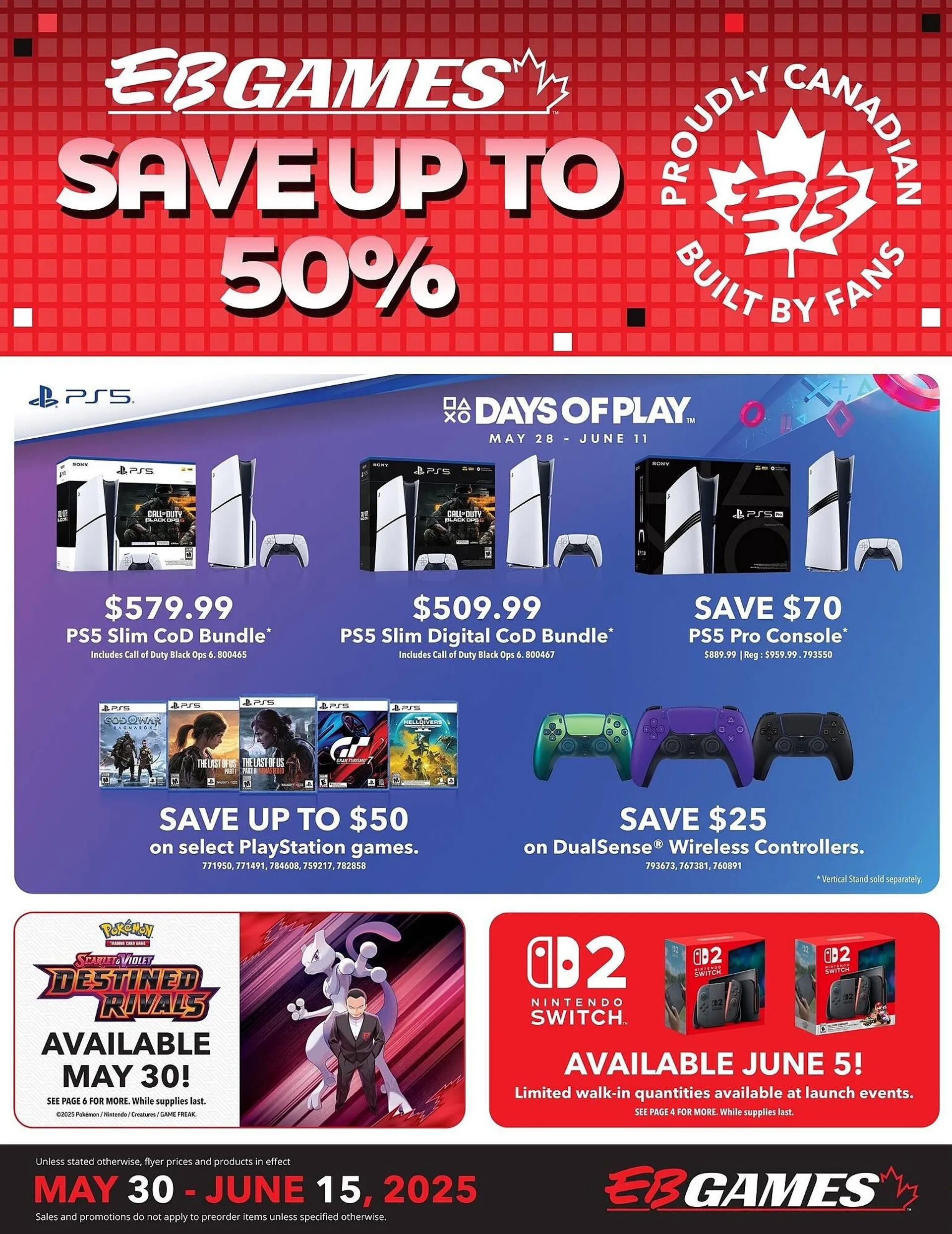 GameStop flyer from May 29 to June 4 2025 - flyer page 1