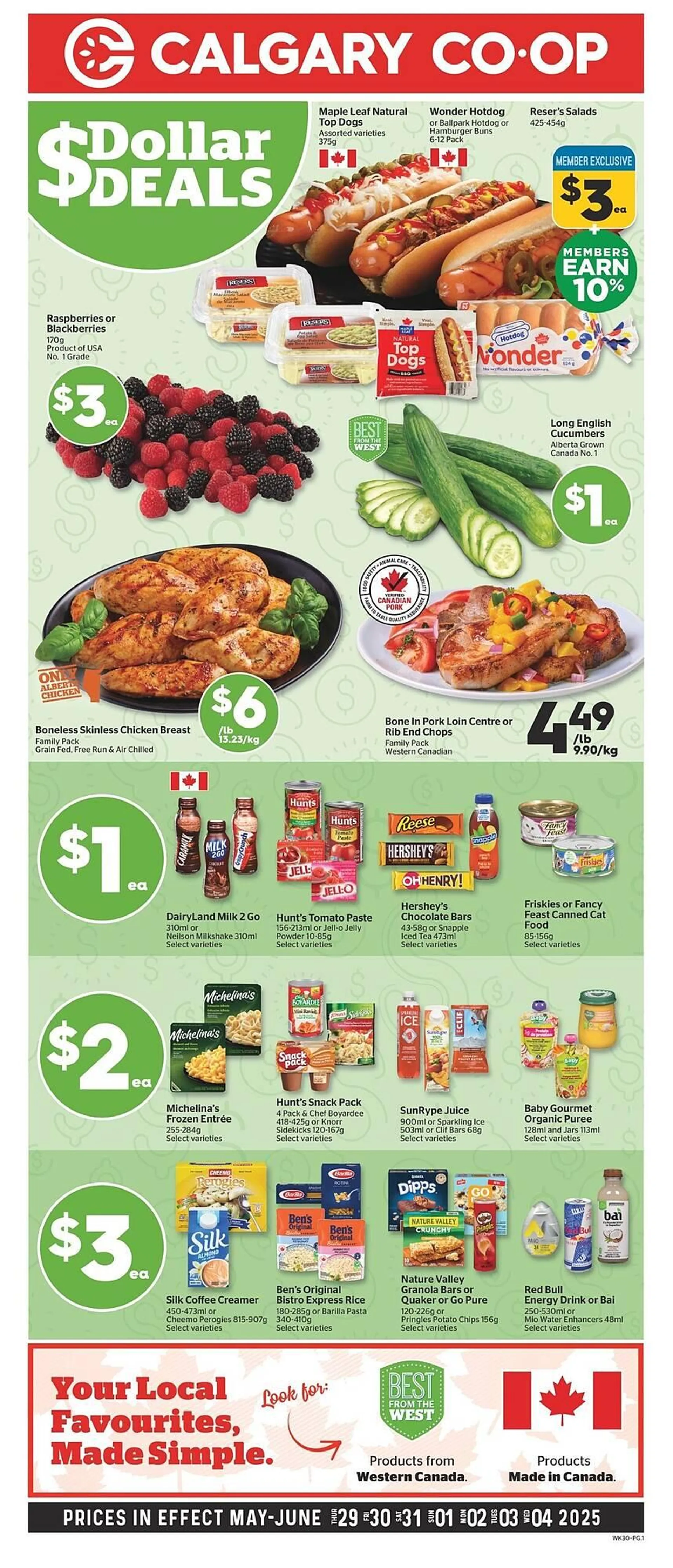 Calgary Co-op flyer from May 29 to June 4 2025 - flyer page 1