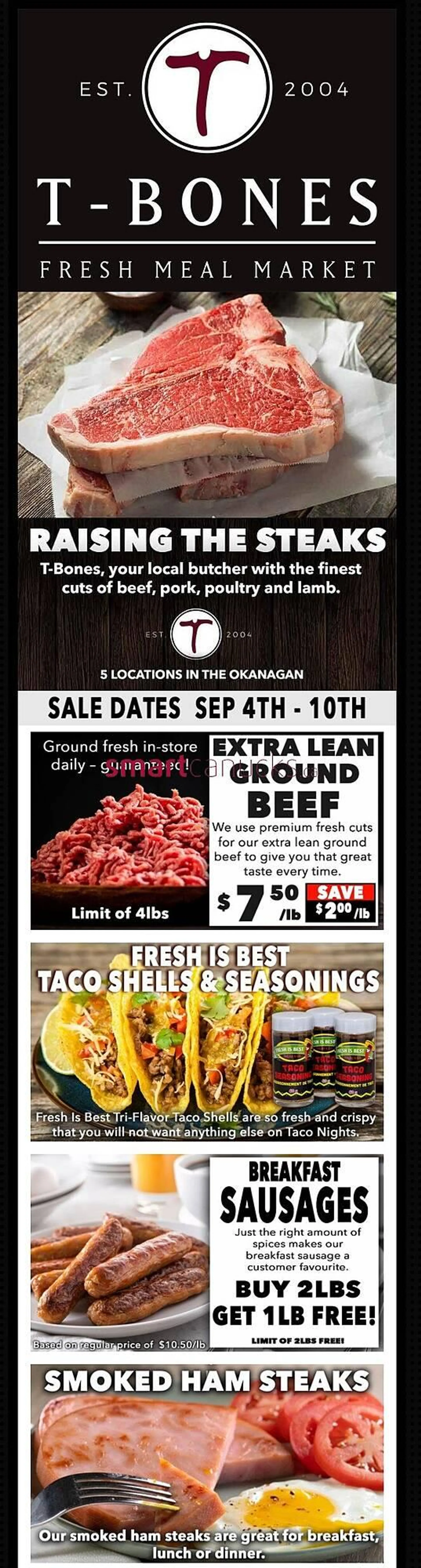 T-Bones flyer - 1