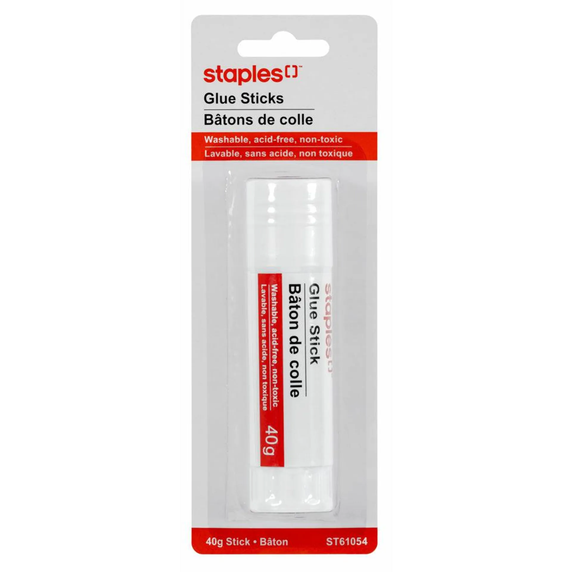 Staples Washable Glue Stick - 40g