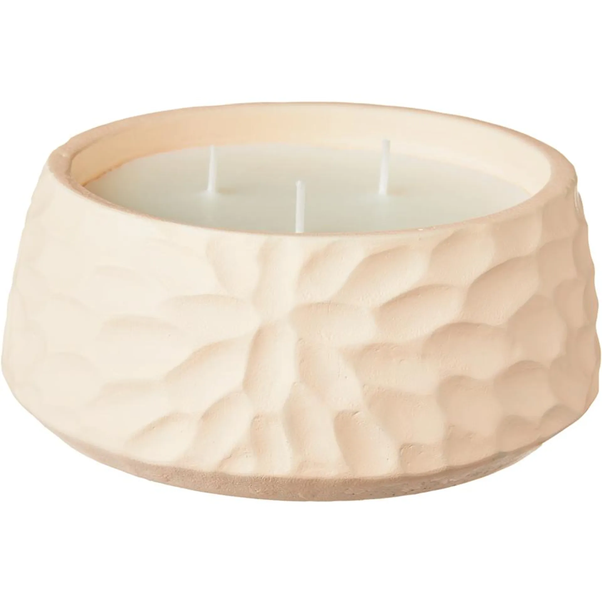 3 Wick Citronella Candle - Matte Coral