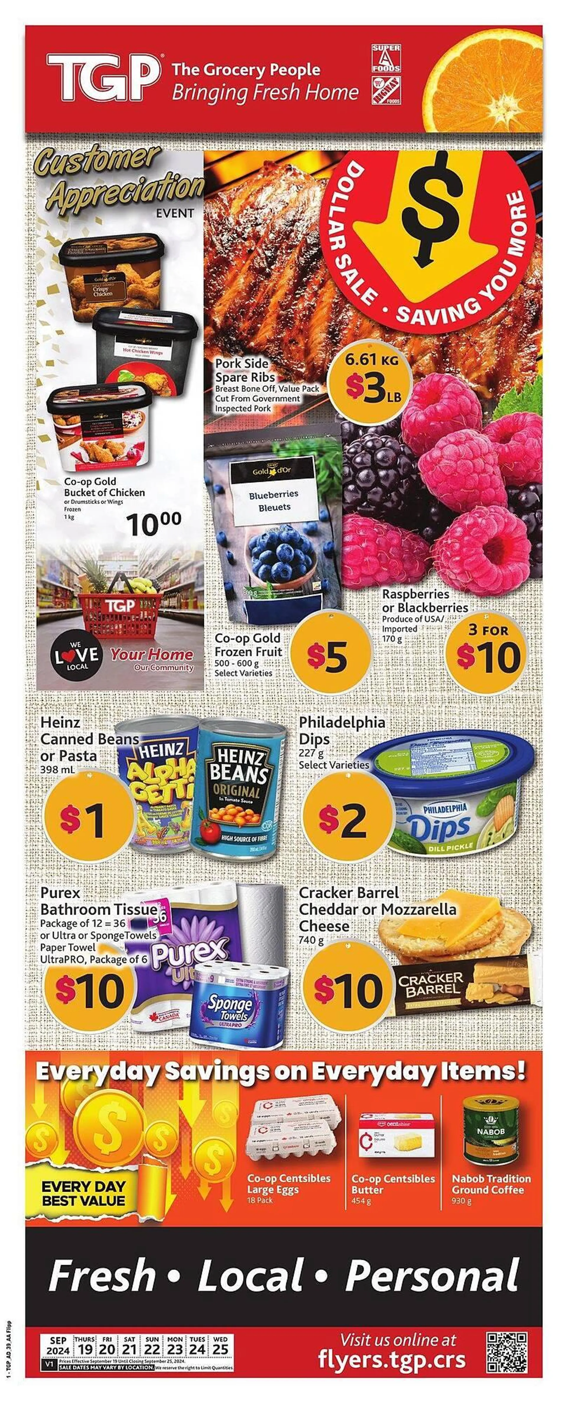 TGP The Grocery People flyer - 1