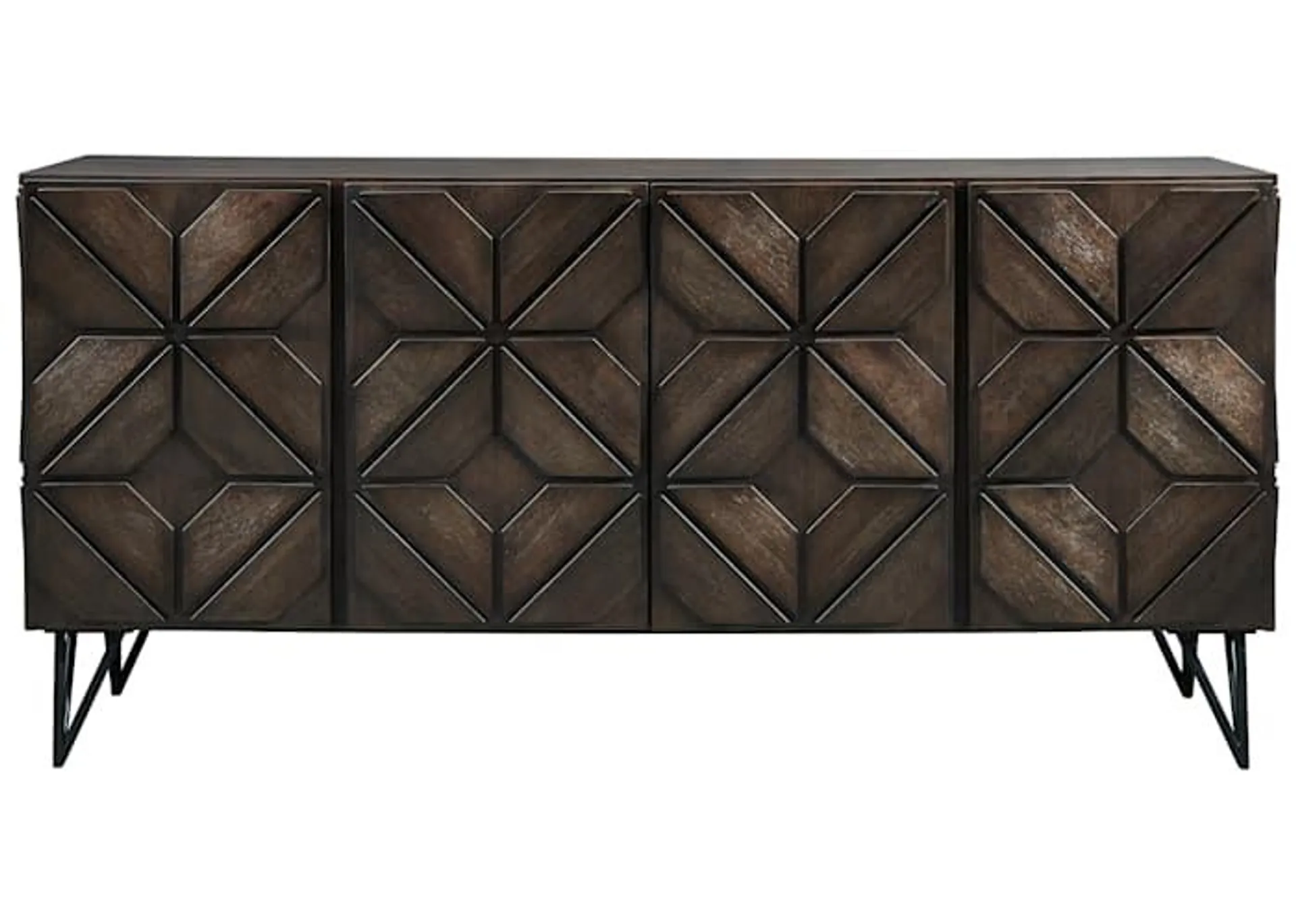 Chasinfield Extra Large TV Stand - Dark Brown