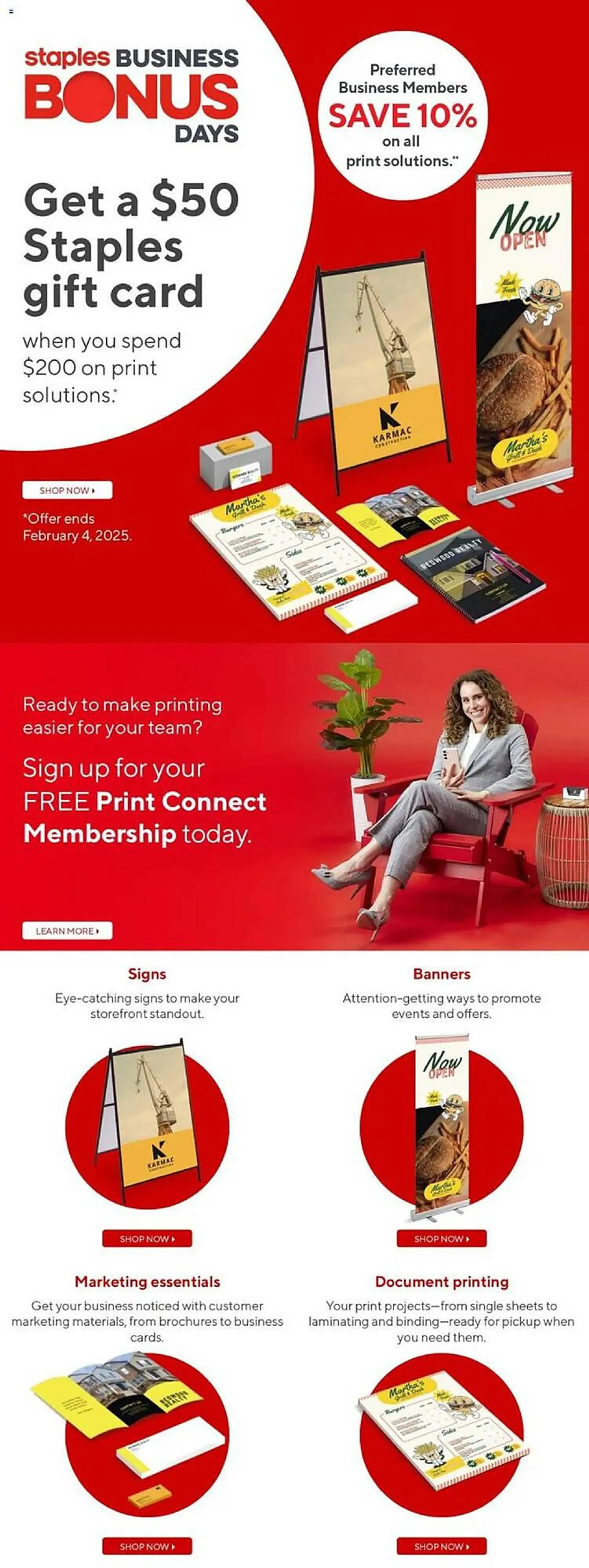 Staples flyer - 1