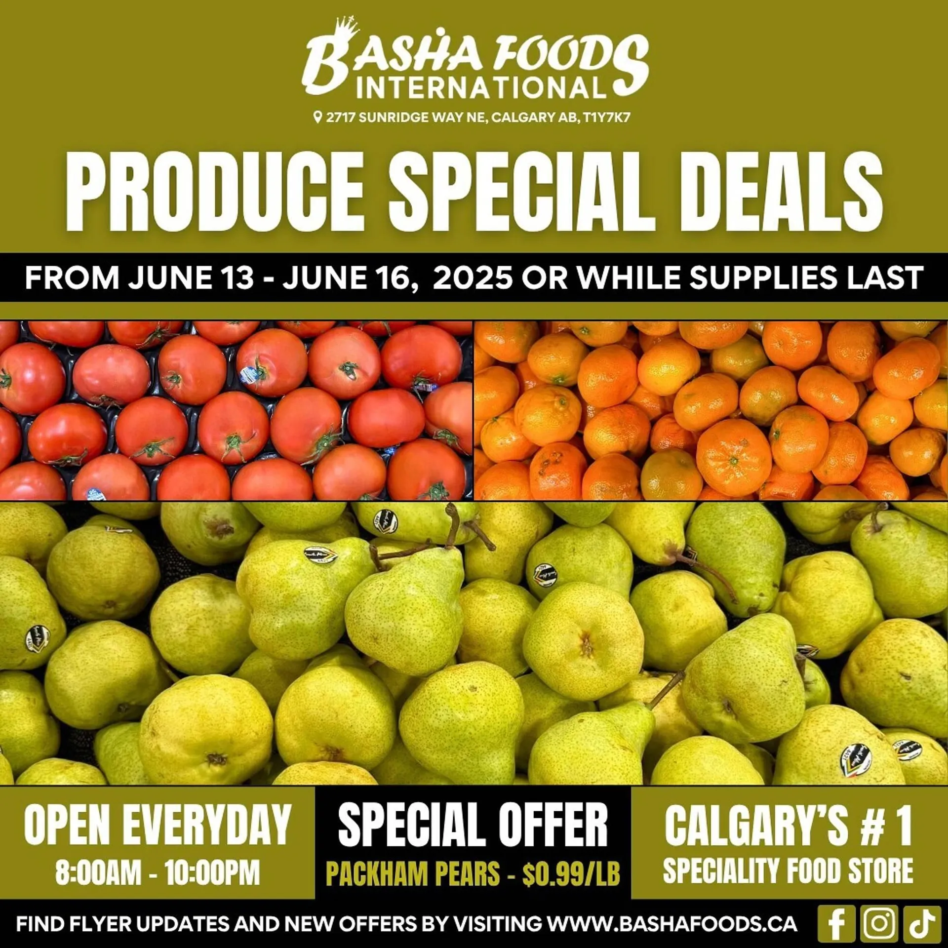 Basha Foods flyer from June 13 to June 19 2025 - flyer page 1