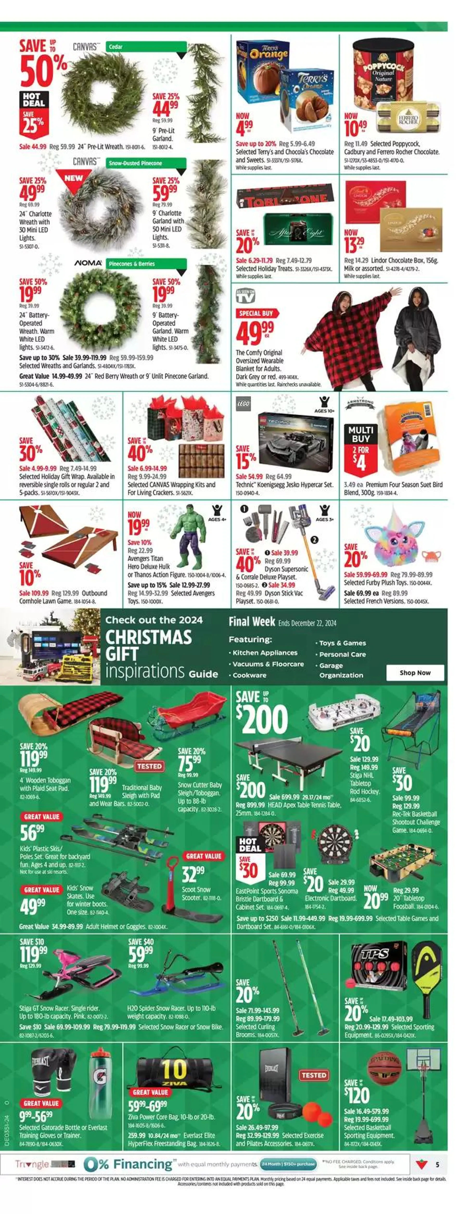 Canadian Tire weekly flyer from December 12 to December 22 2024 - flyer page 5