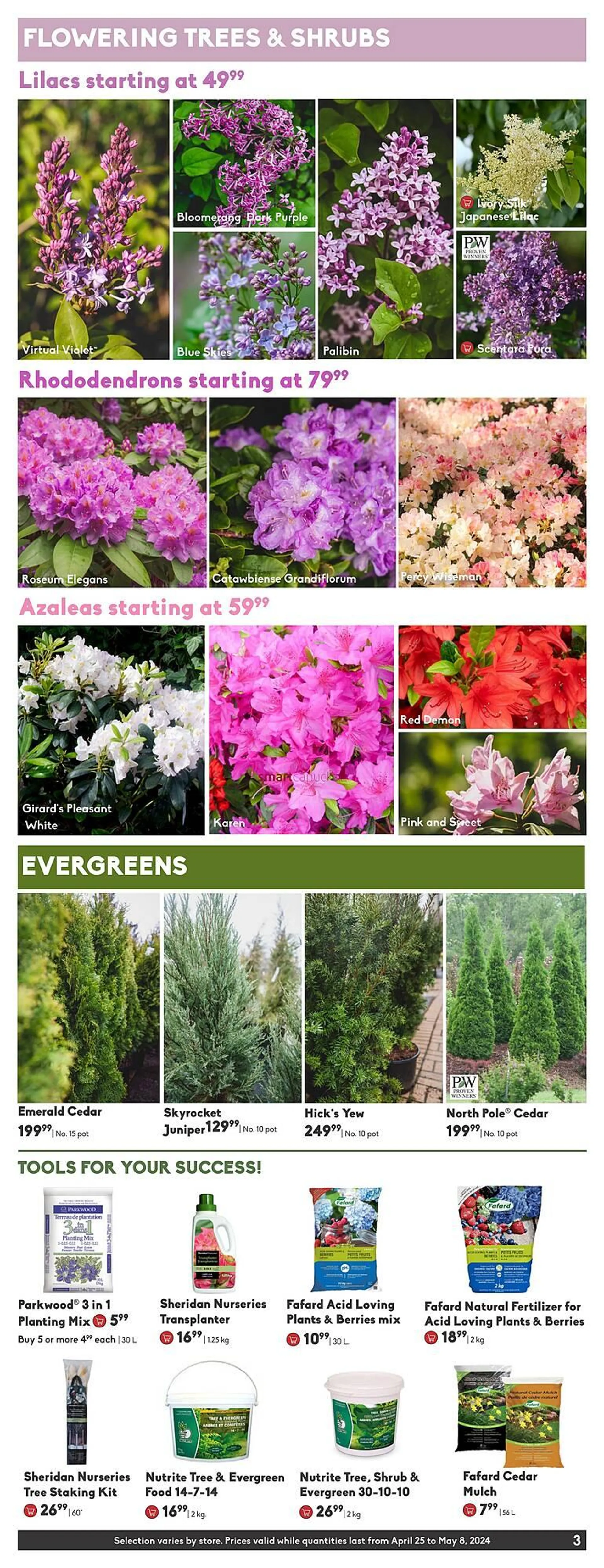 Sheridan Nurseries flyer from April 26 to May 2 2024 - flyer page 3