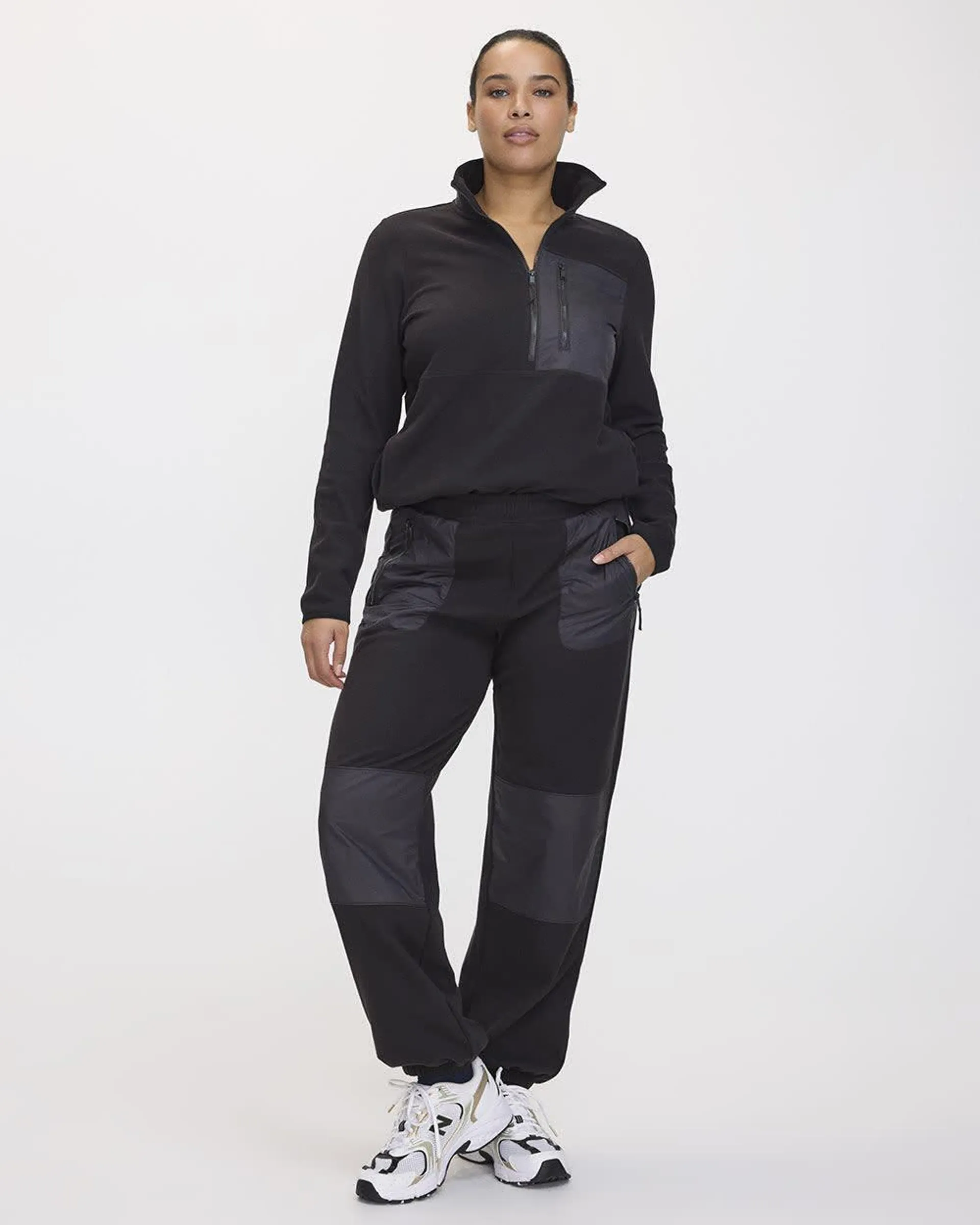 Polar Fleece Jogger with Reinforced Knees - Hyba