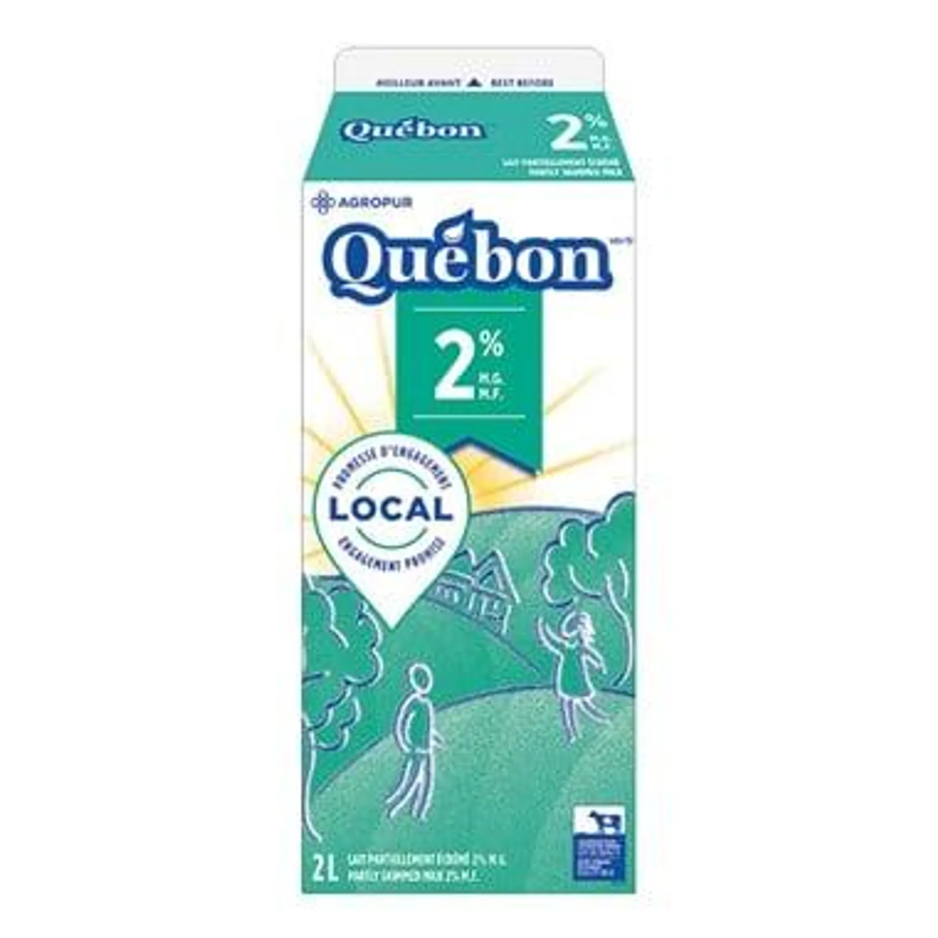 Lait 2% 2 L