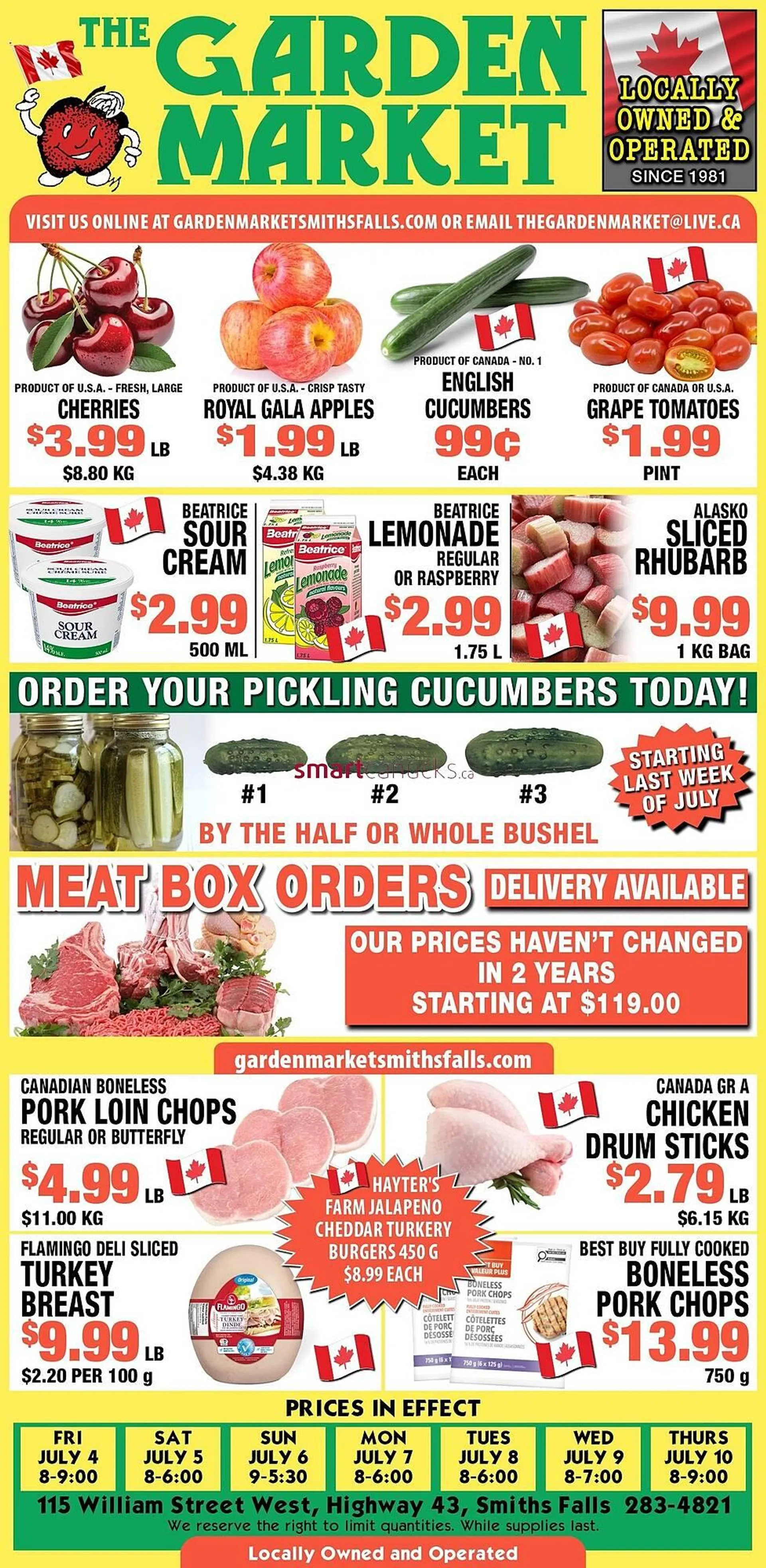 The Garden Market flyer from July 4 to July 10 2025 - flyer page 1