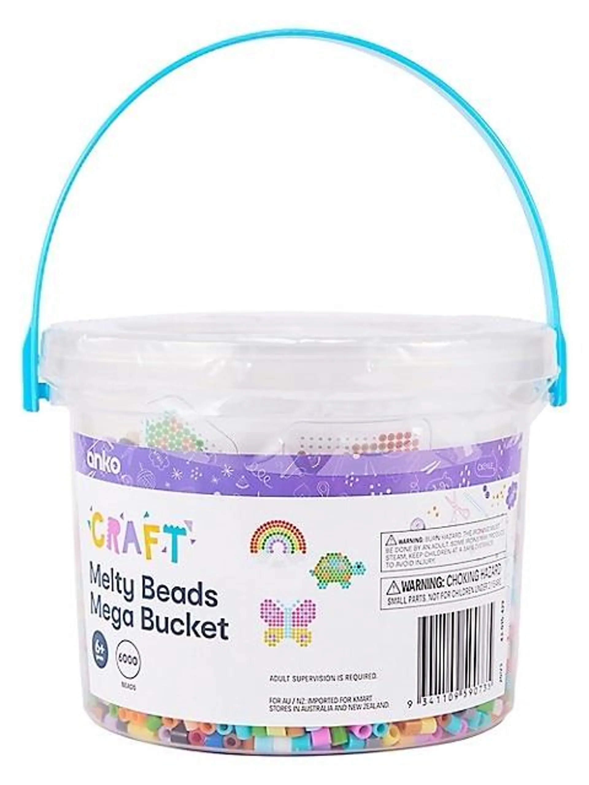 6000 Piece Melty Beads Mega Bucket